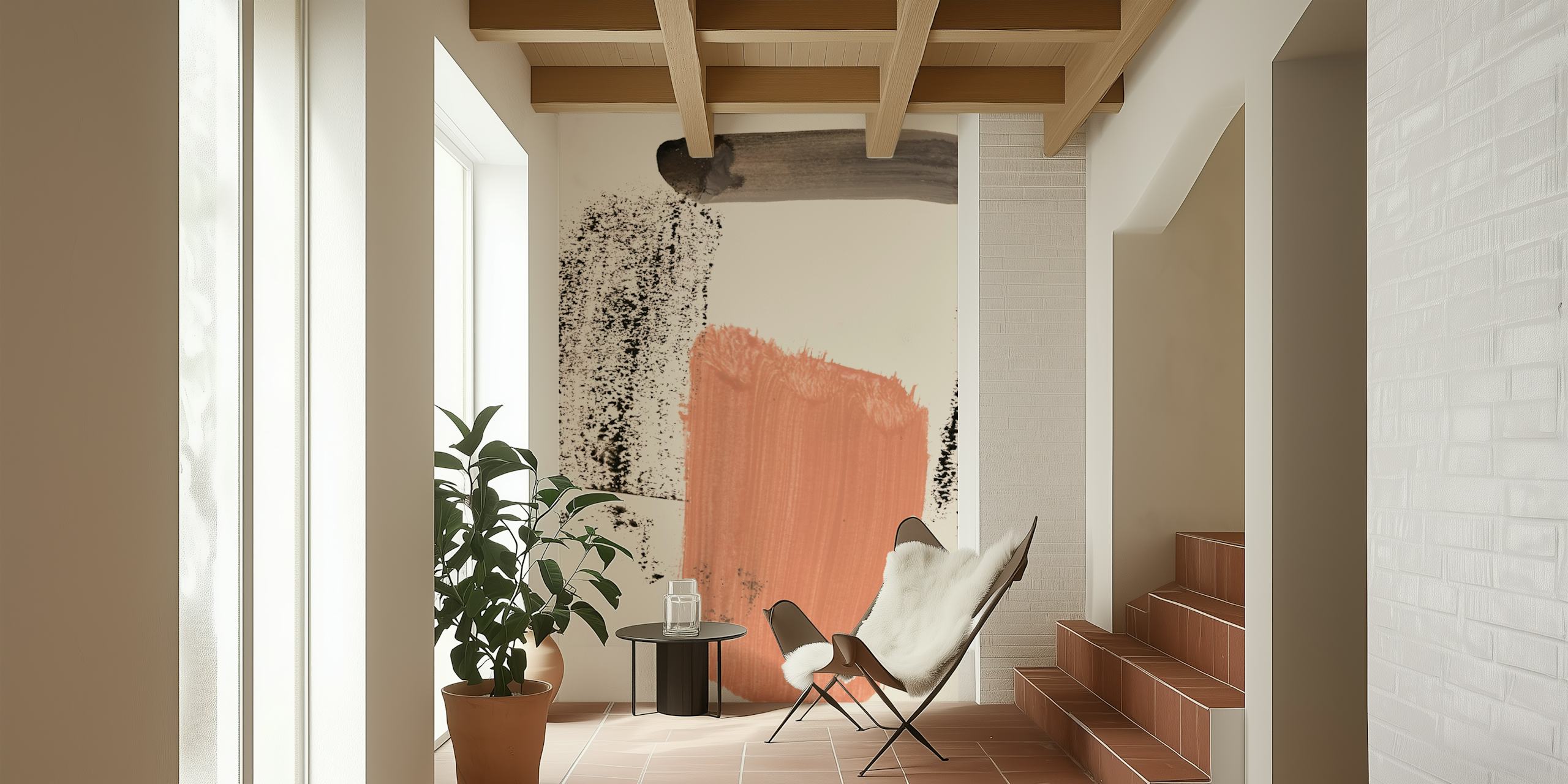 Minimalism 20-2 wallpaper in a room
