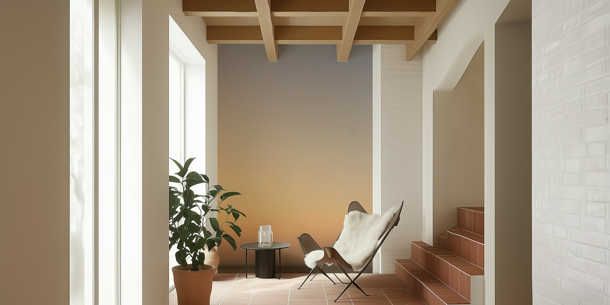 Lighstscape #22 wallpaper in a room