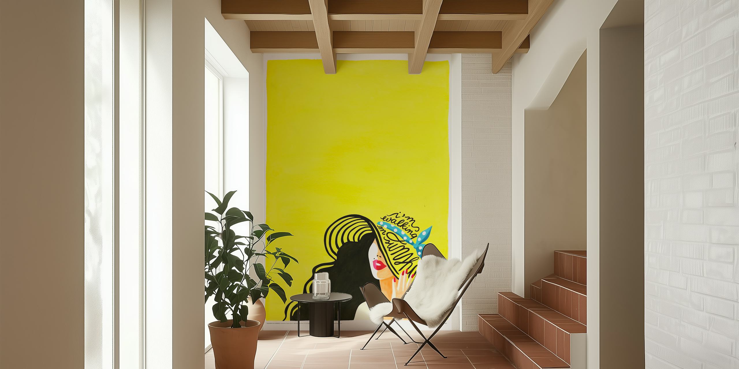 Walking on Sunshine behangontwerp
