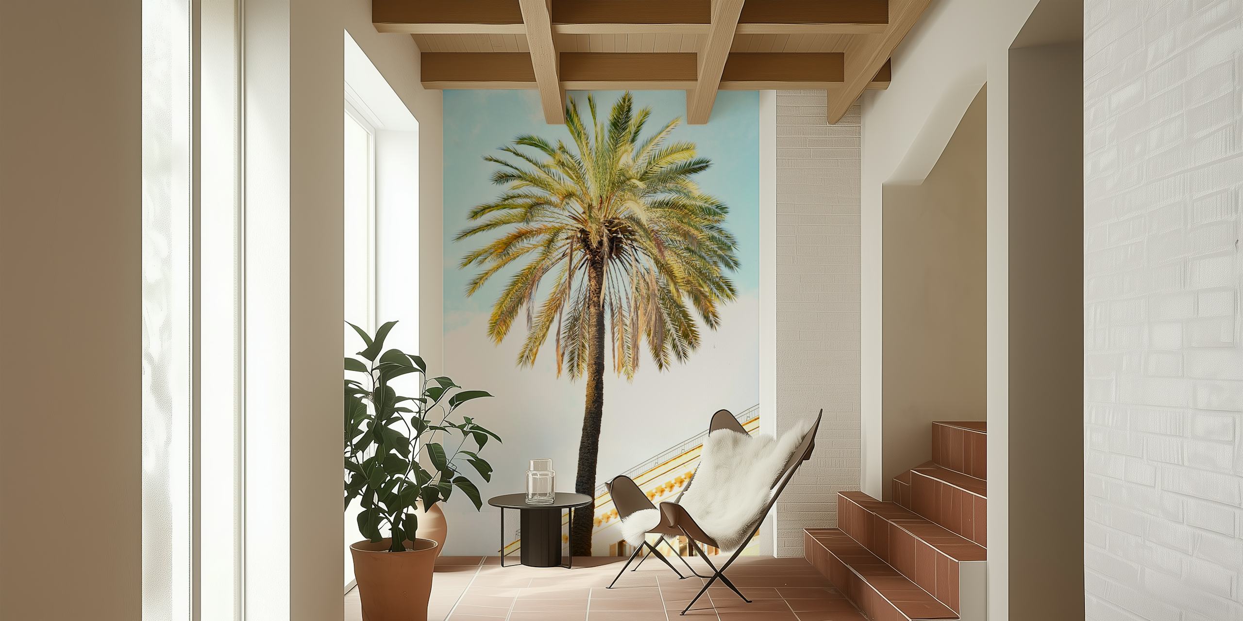 Bella Roma Palm i et lyst rom