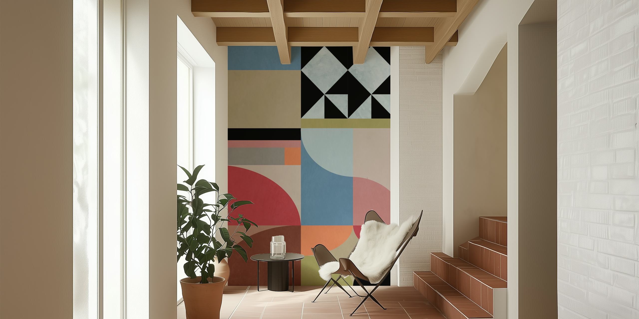 New Building 2 wallpaper in a room