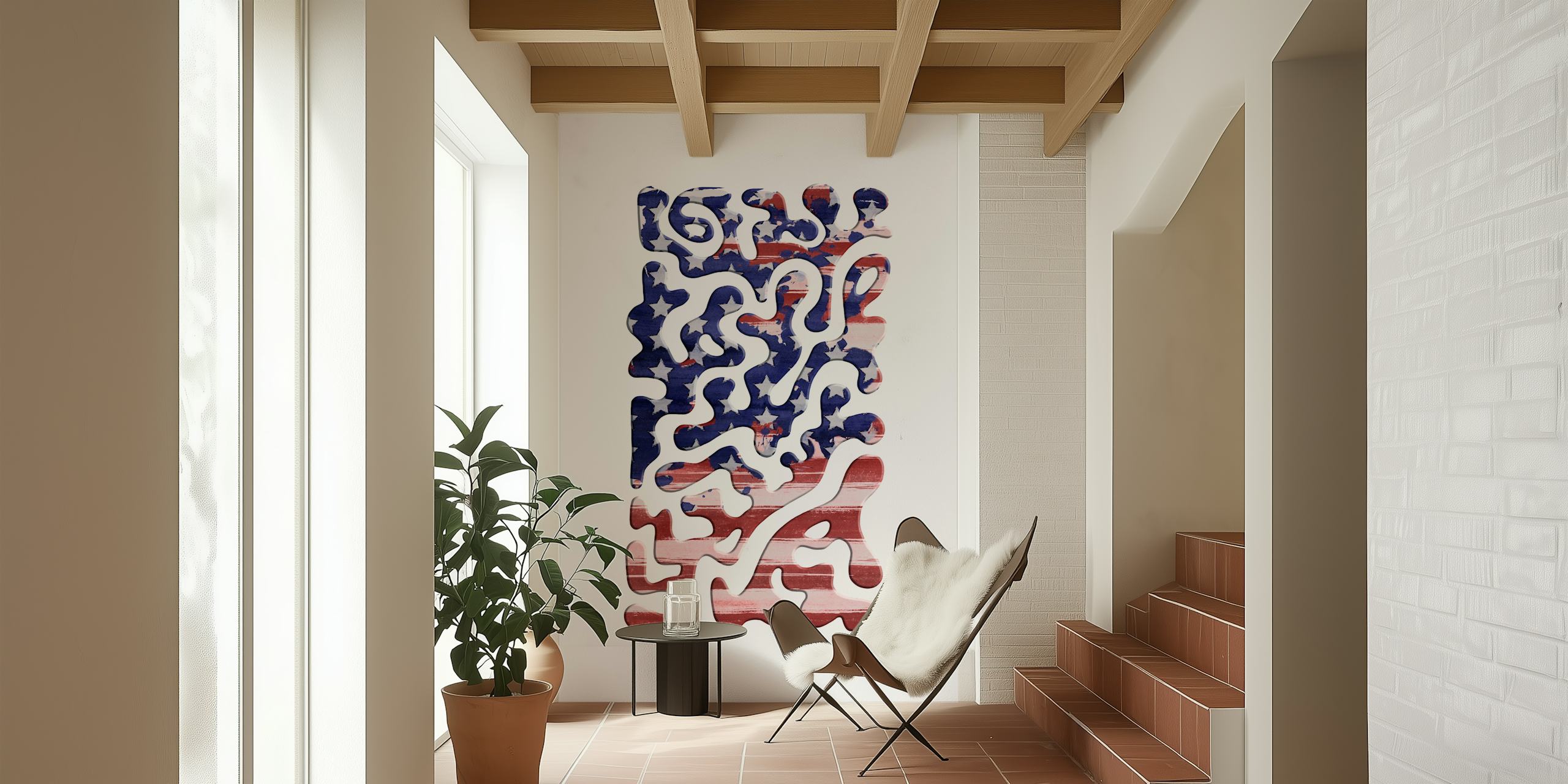 Twisted Beats No 7 17 tapet i et rum