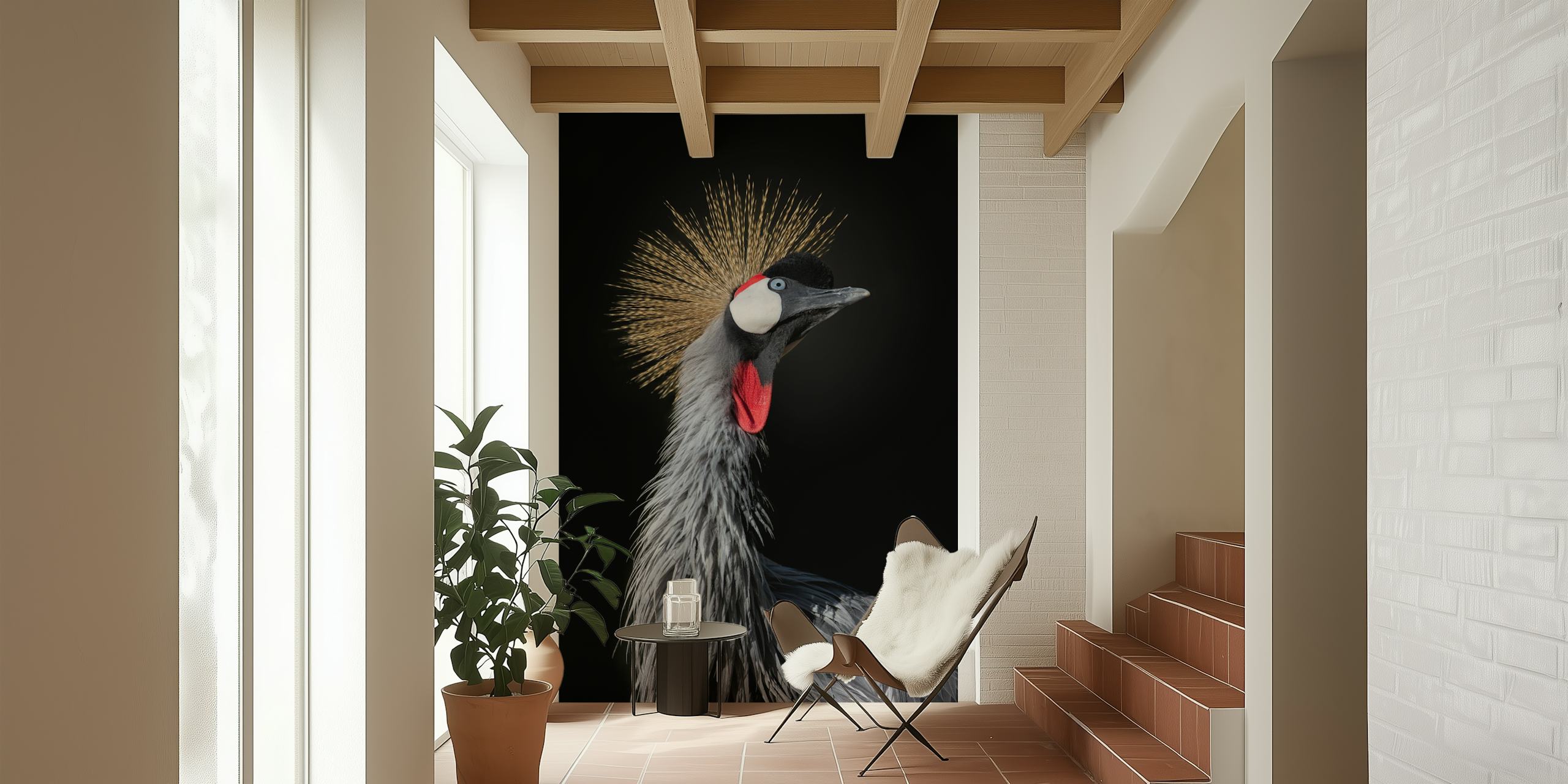 The Queen -tapetti esillä huoneessa