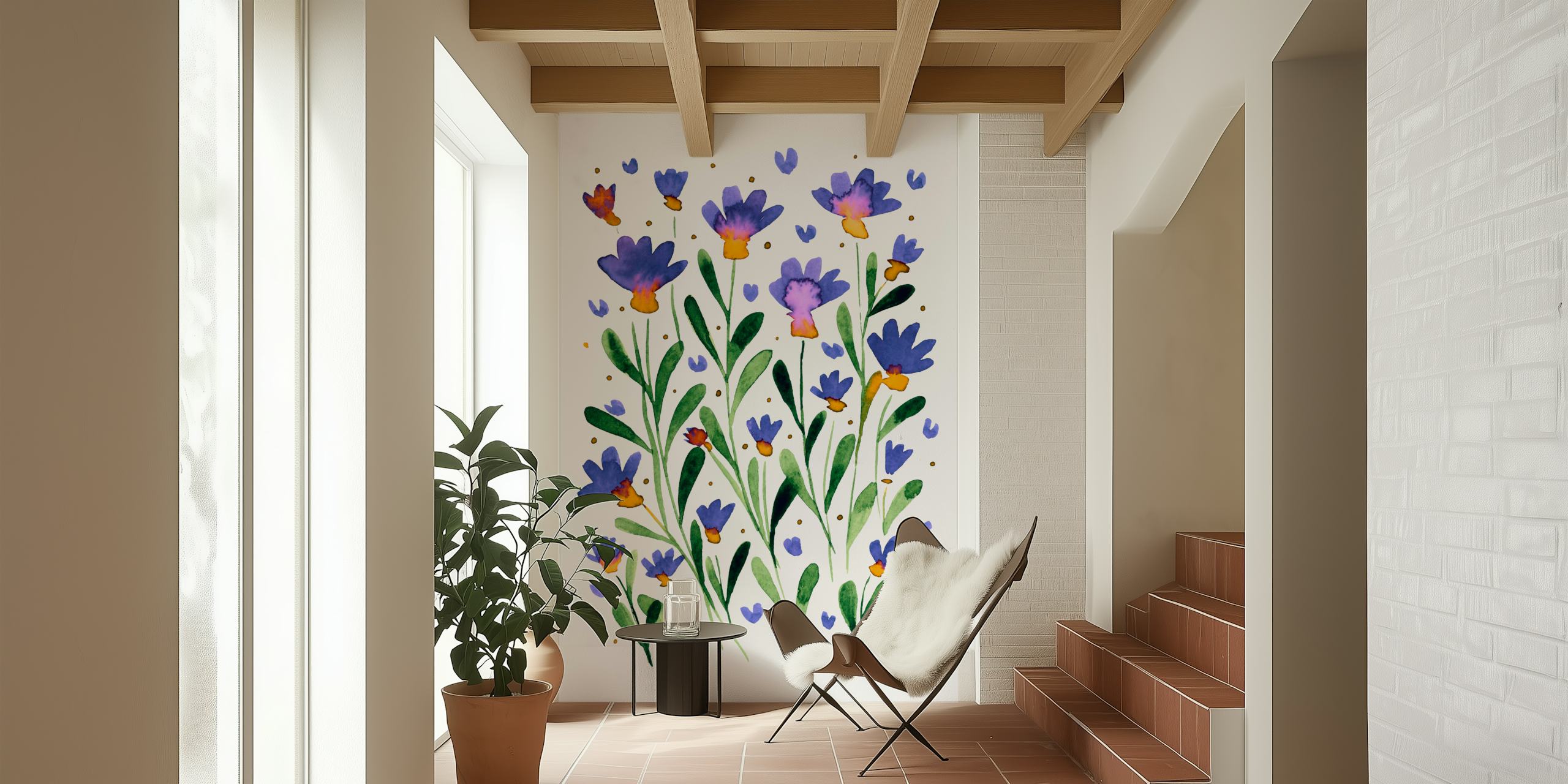 Forget me not flowers tapeta w pokoju