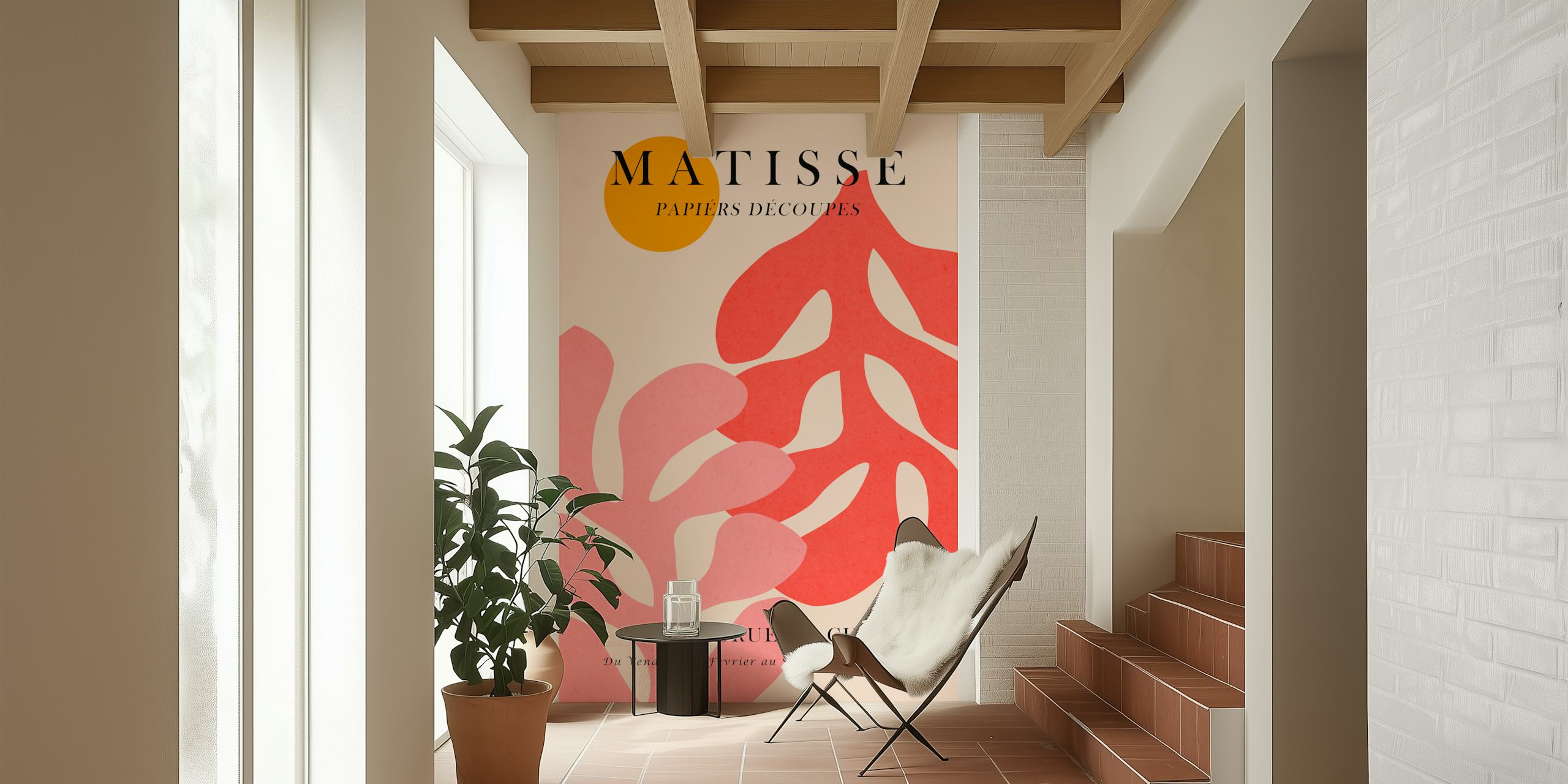Matisse poster design on wall