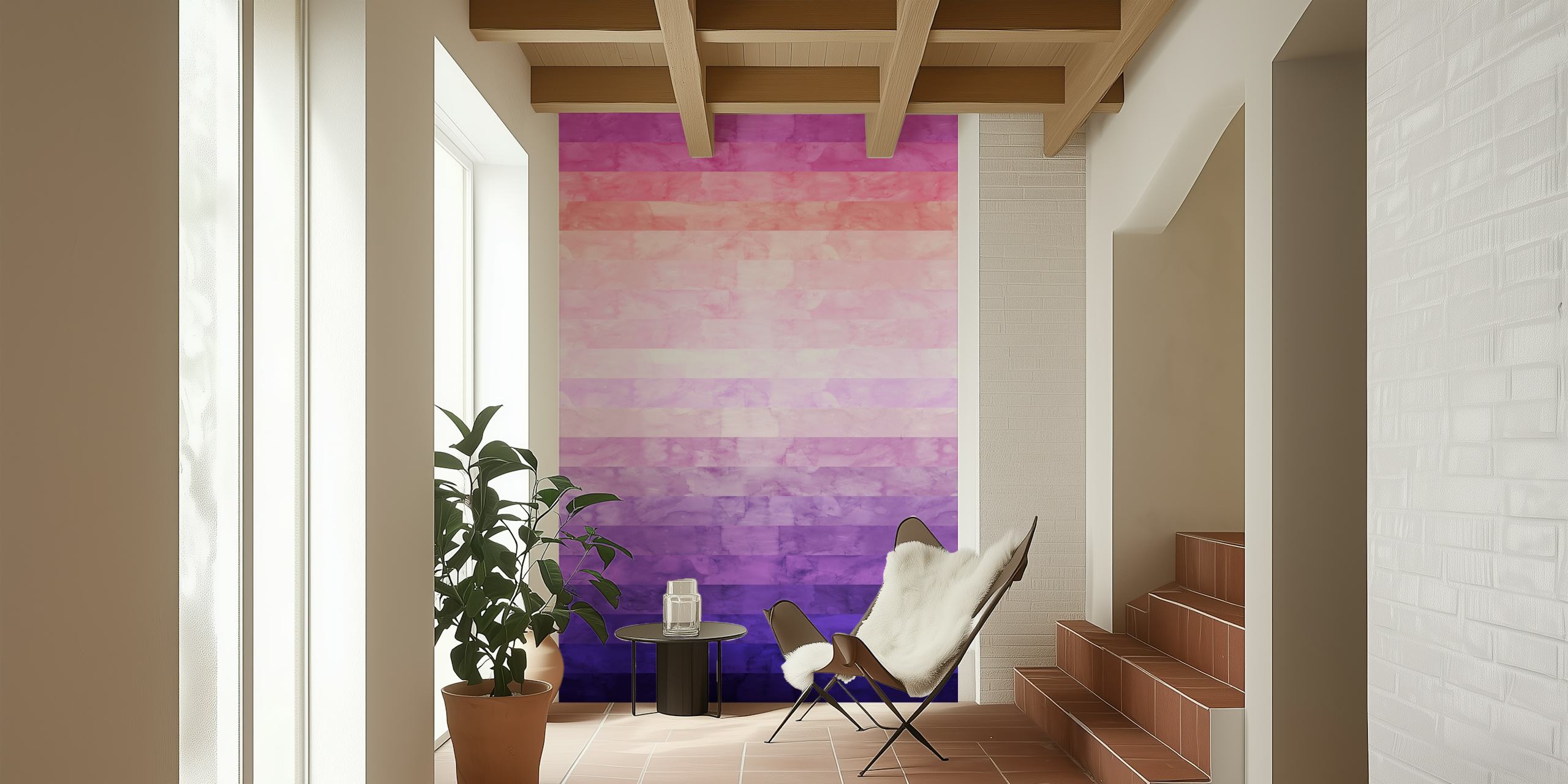 Colorful abstract watercolor wallpaper design