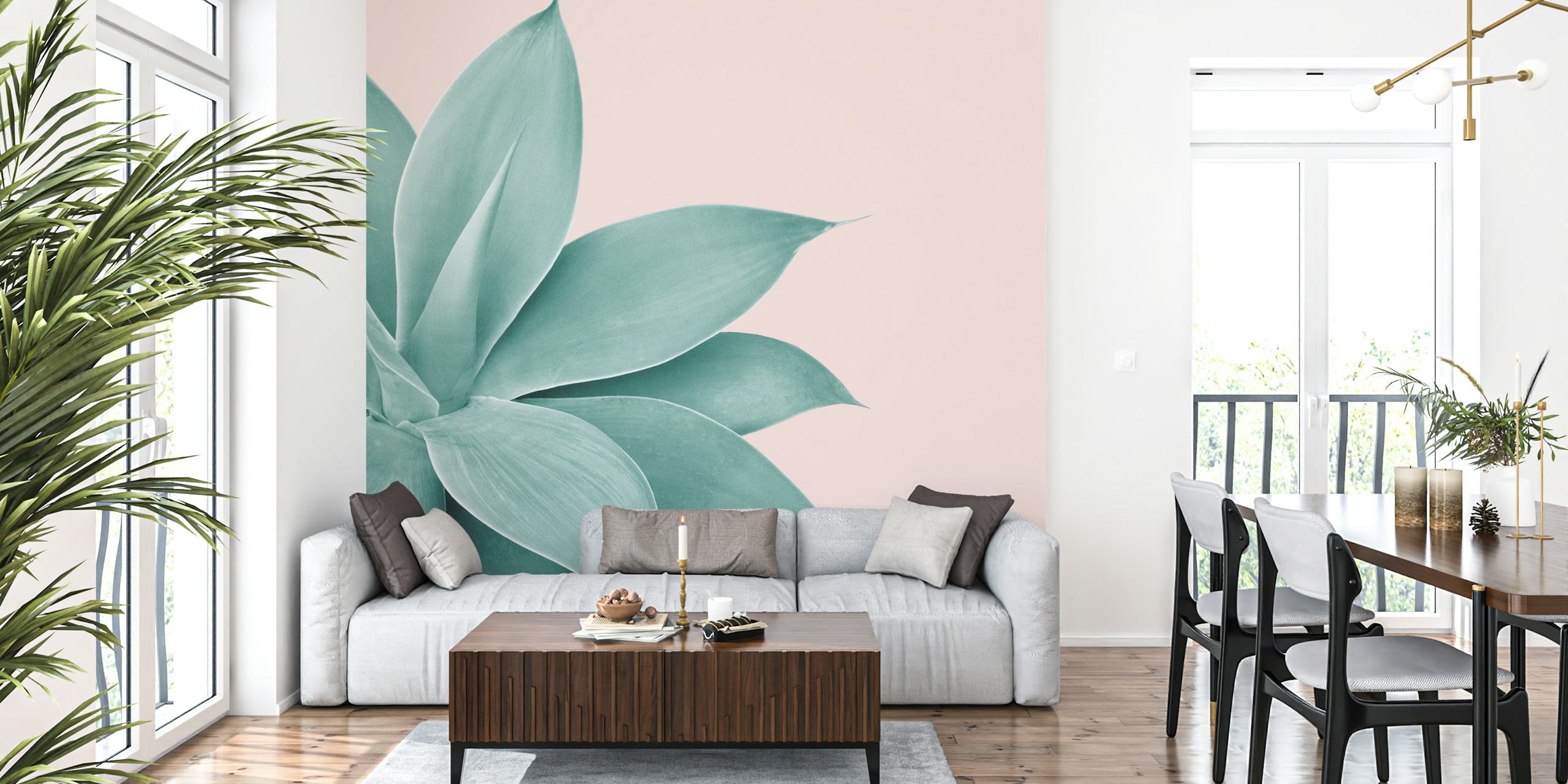 Agave Finesse 3 wallpaper design in a room