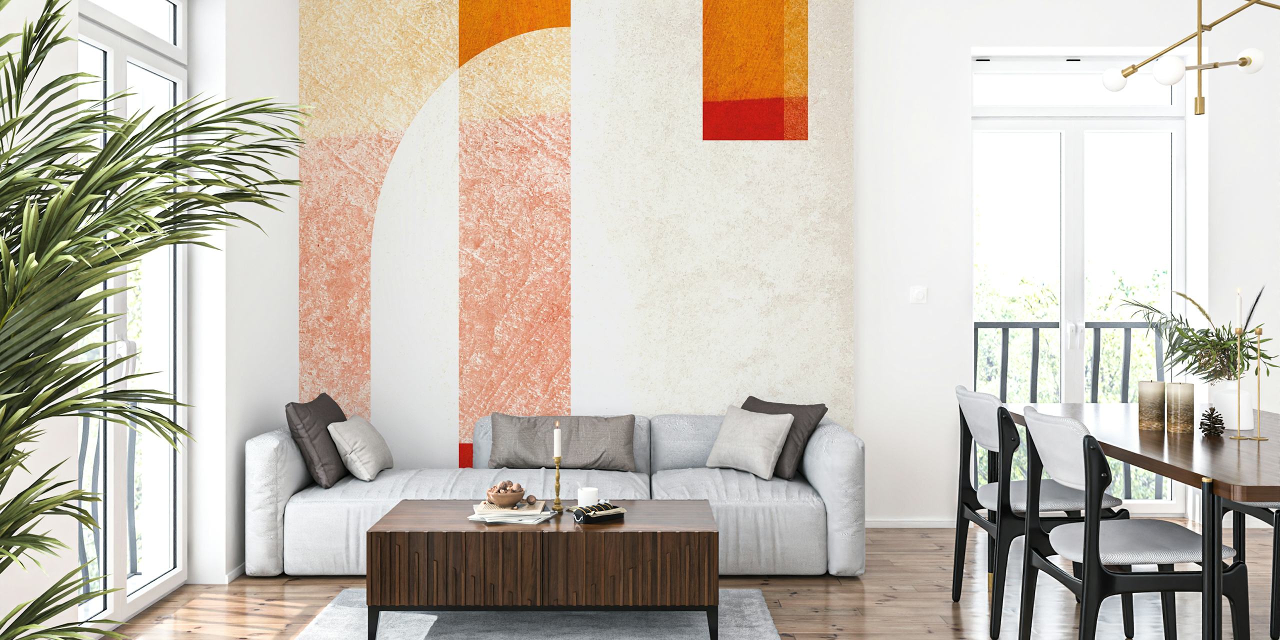 Papel de parede Marrocos 1 em um quarto moderno