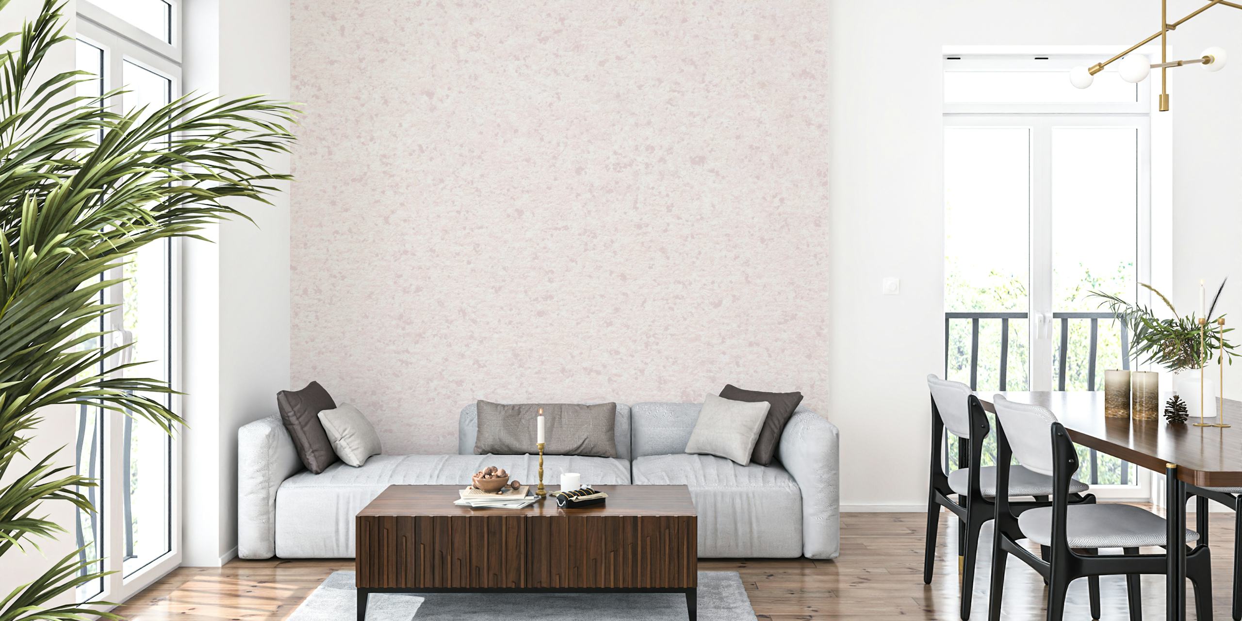 Super Light Terrazzo wallpaper in a room