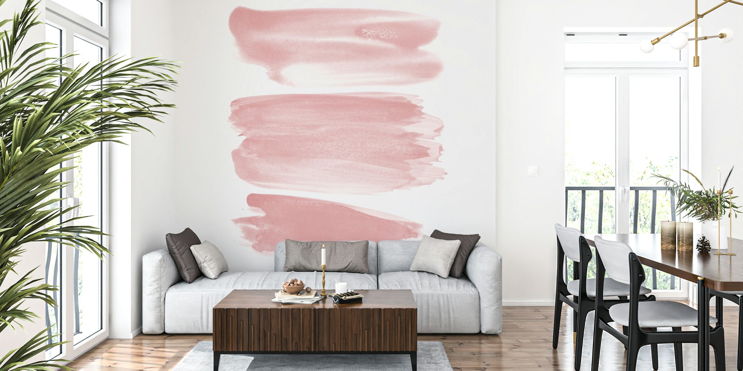 Abstract Minimalism Glam 2 wallpaper design