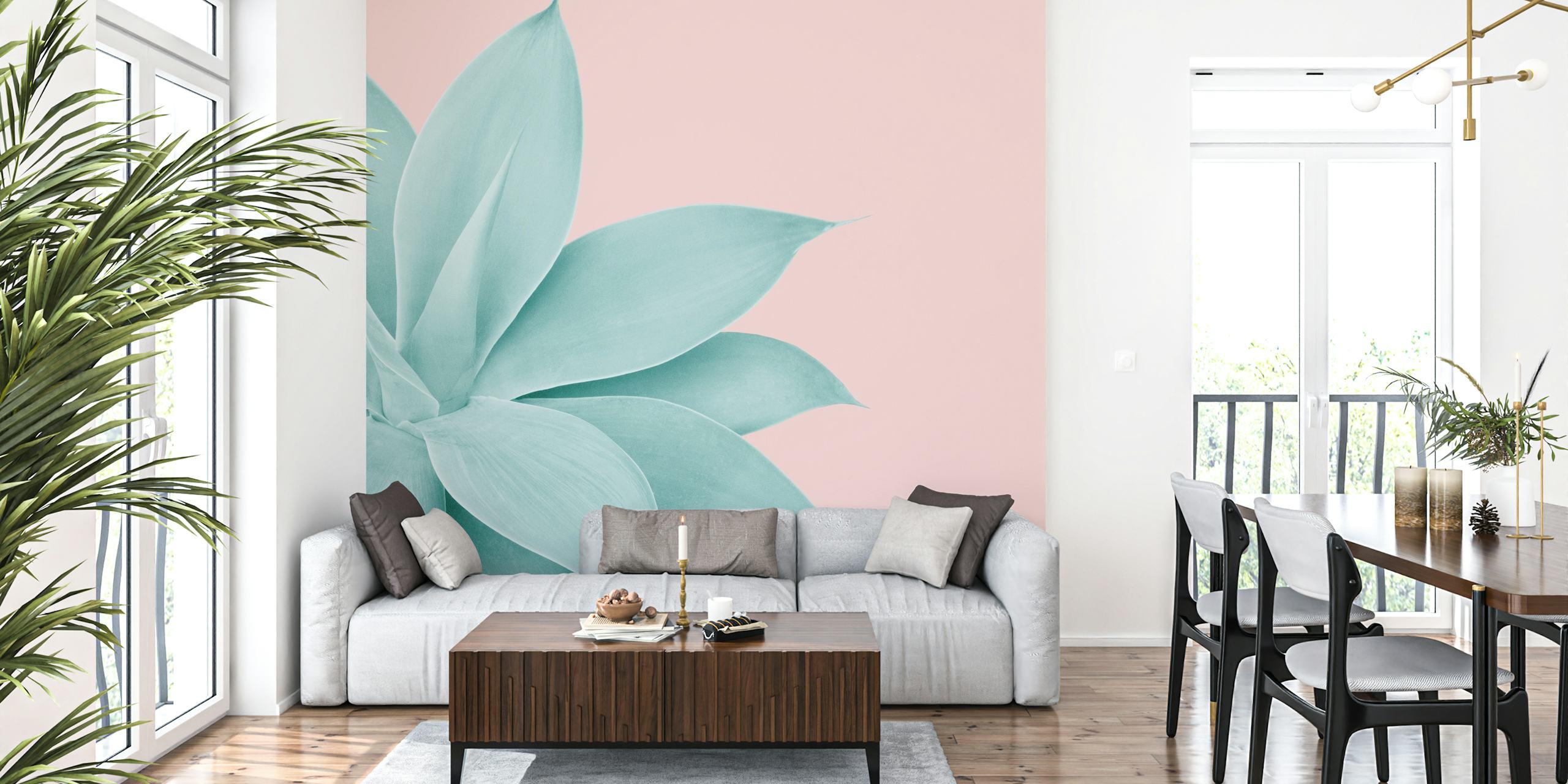Agave Finesse 7 wallpaper in een kamer