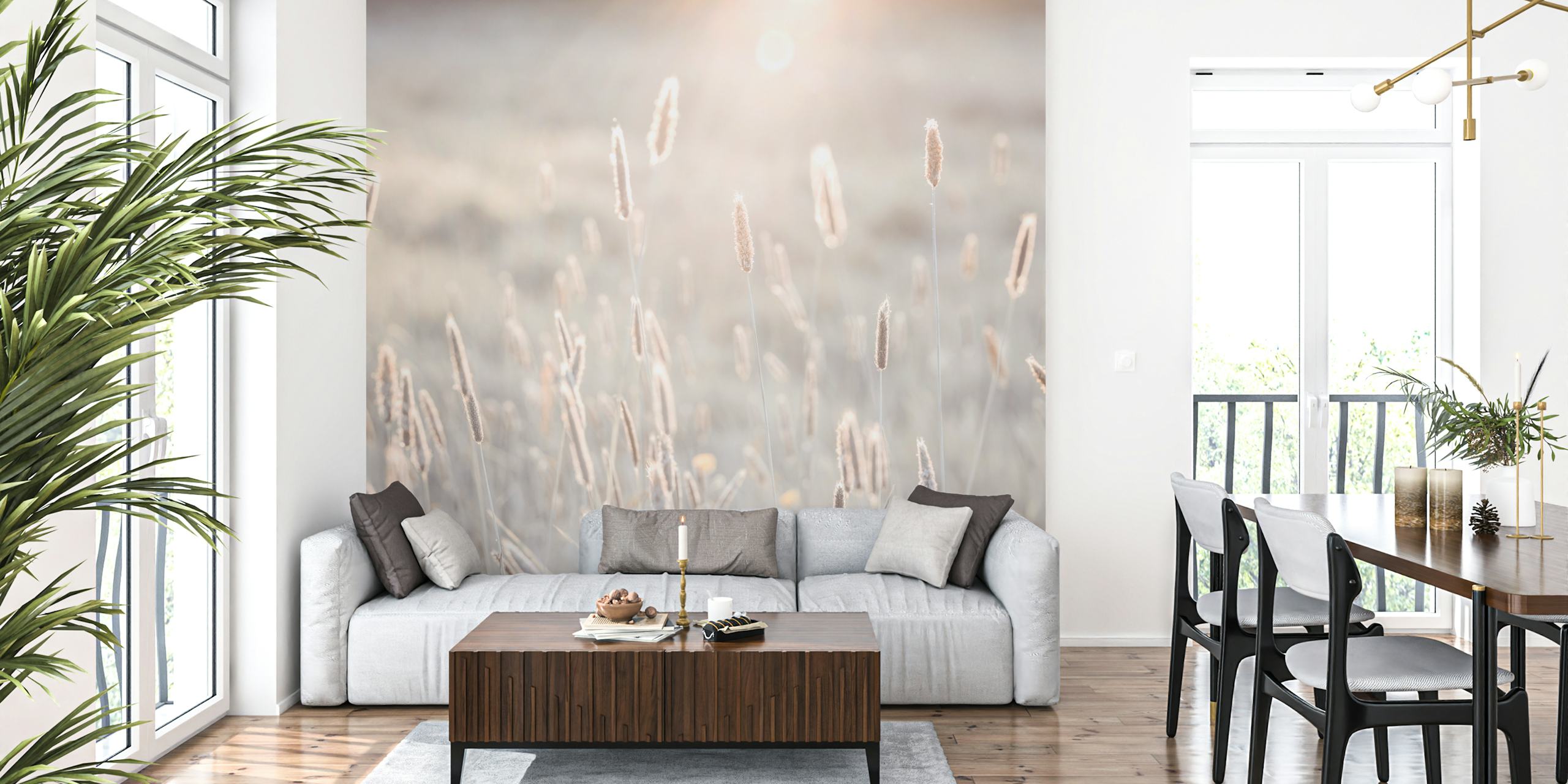 Seasonal Splendor wallpaper in a room setting