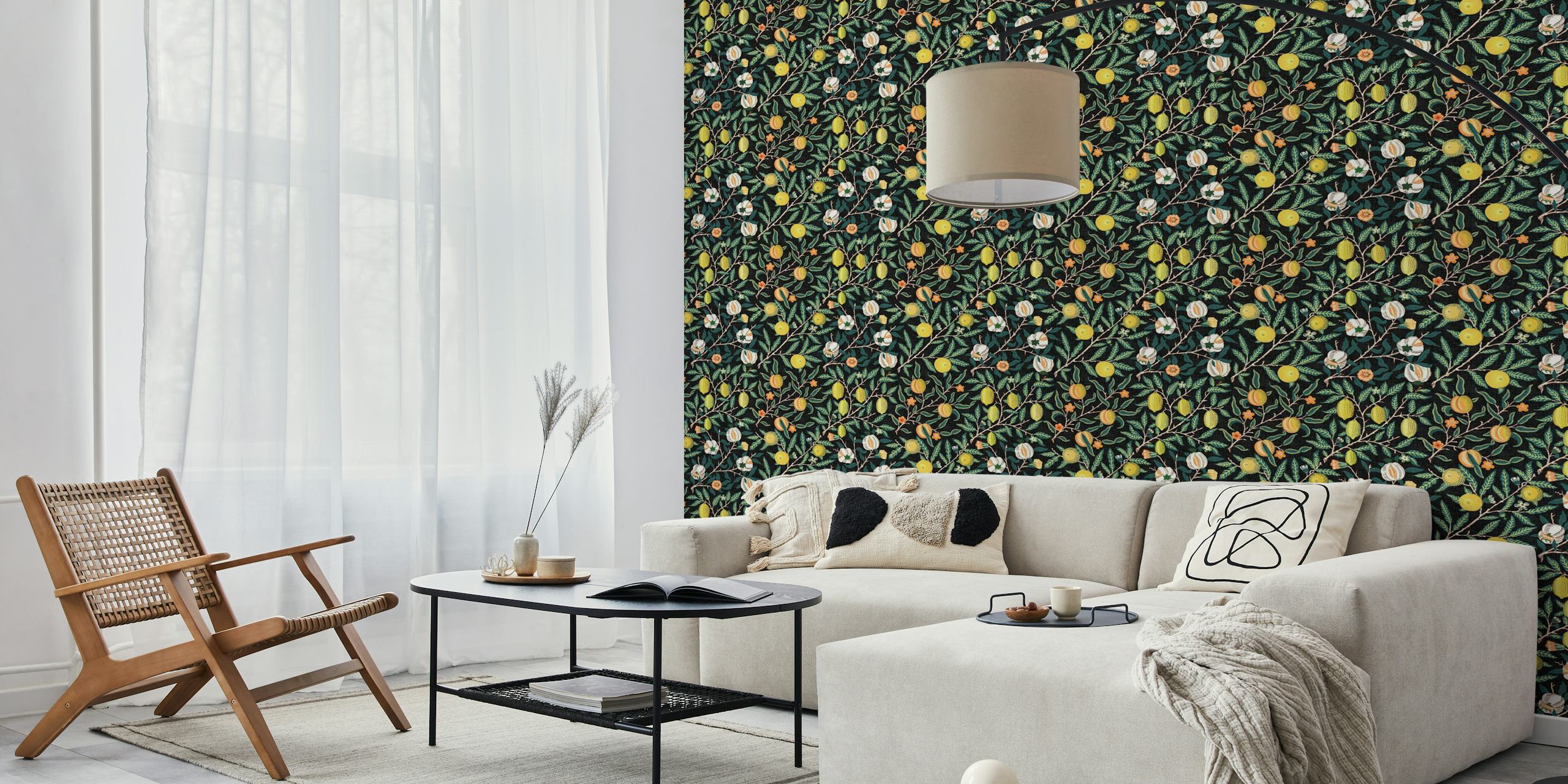 William Morris Pomegranate wallpaper in a room