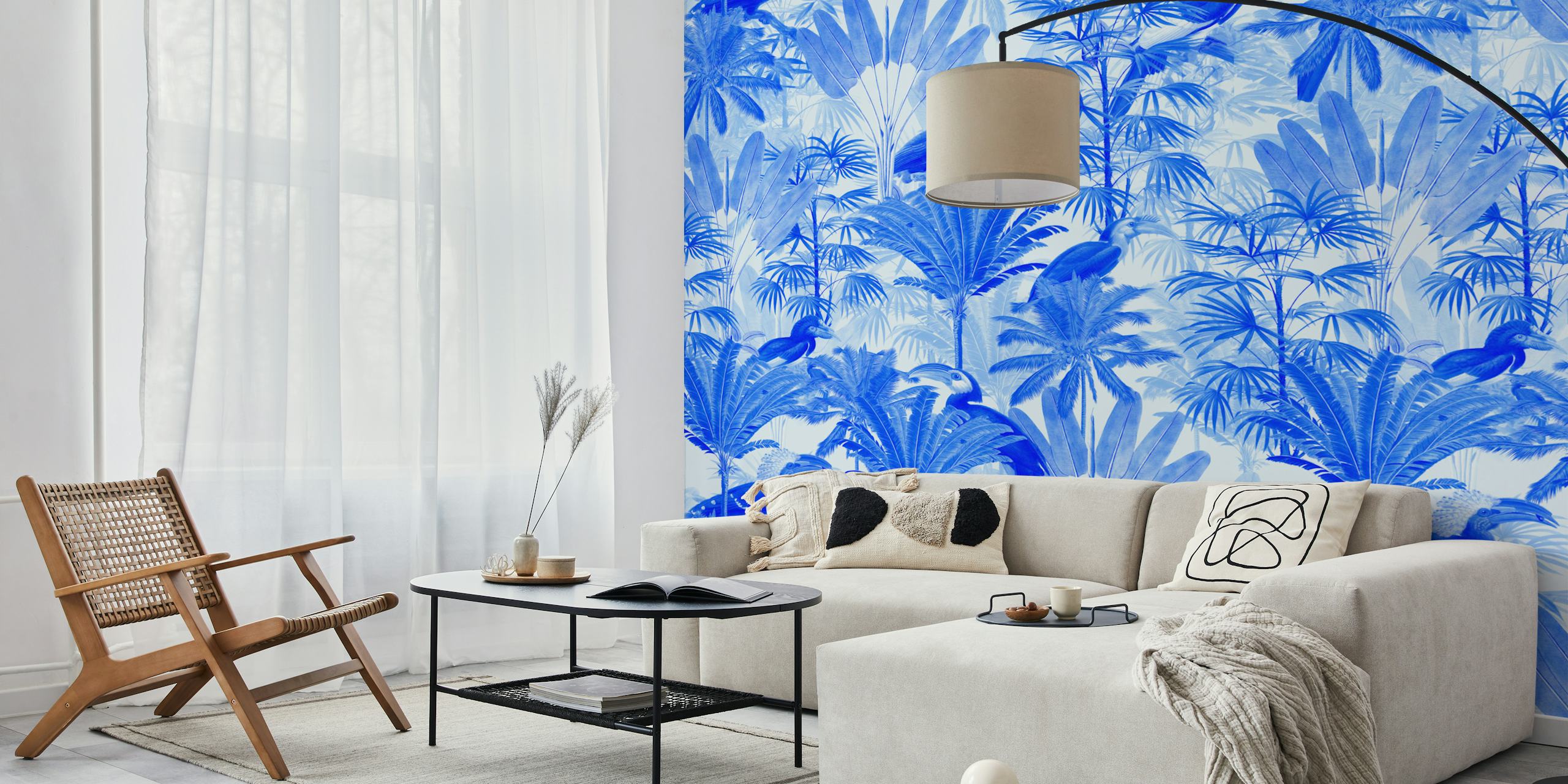 Tropical Palm 02 wallpaper in a room
