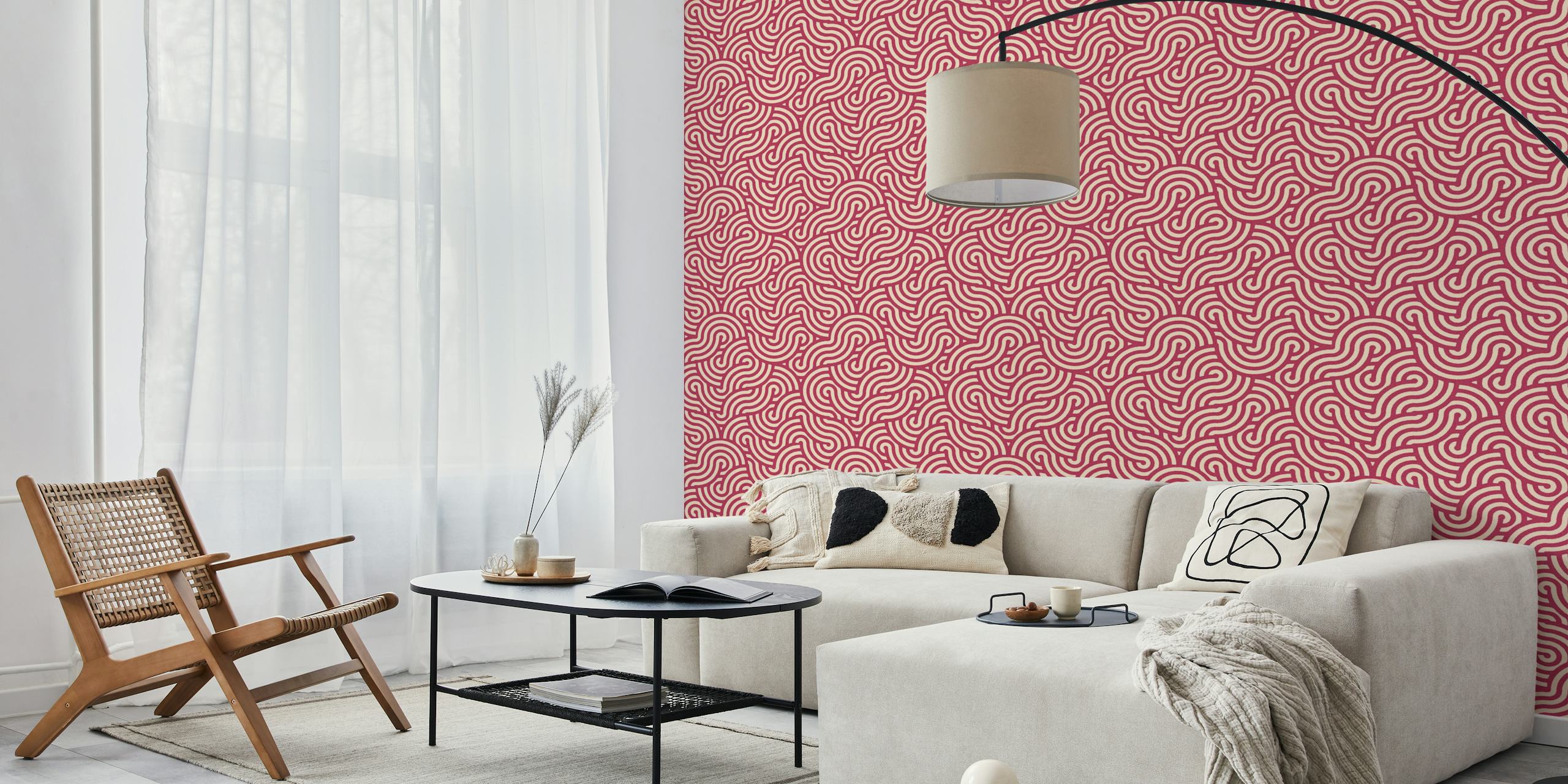 Abstrakcyjna Fototapeta Swirl Z Cebulą I Migdałami