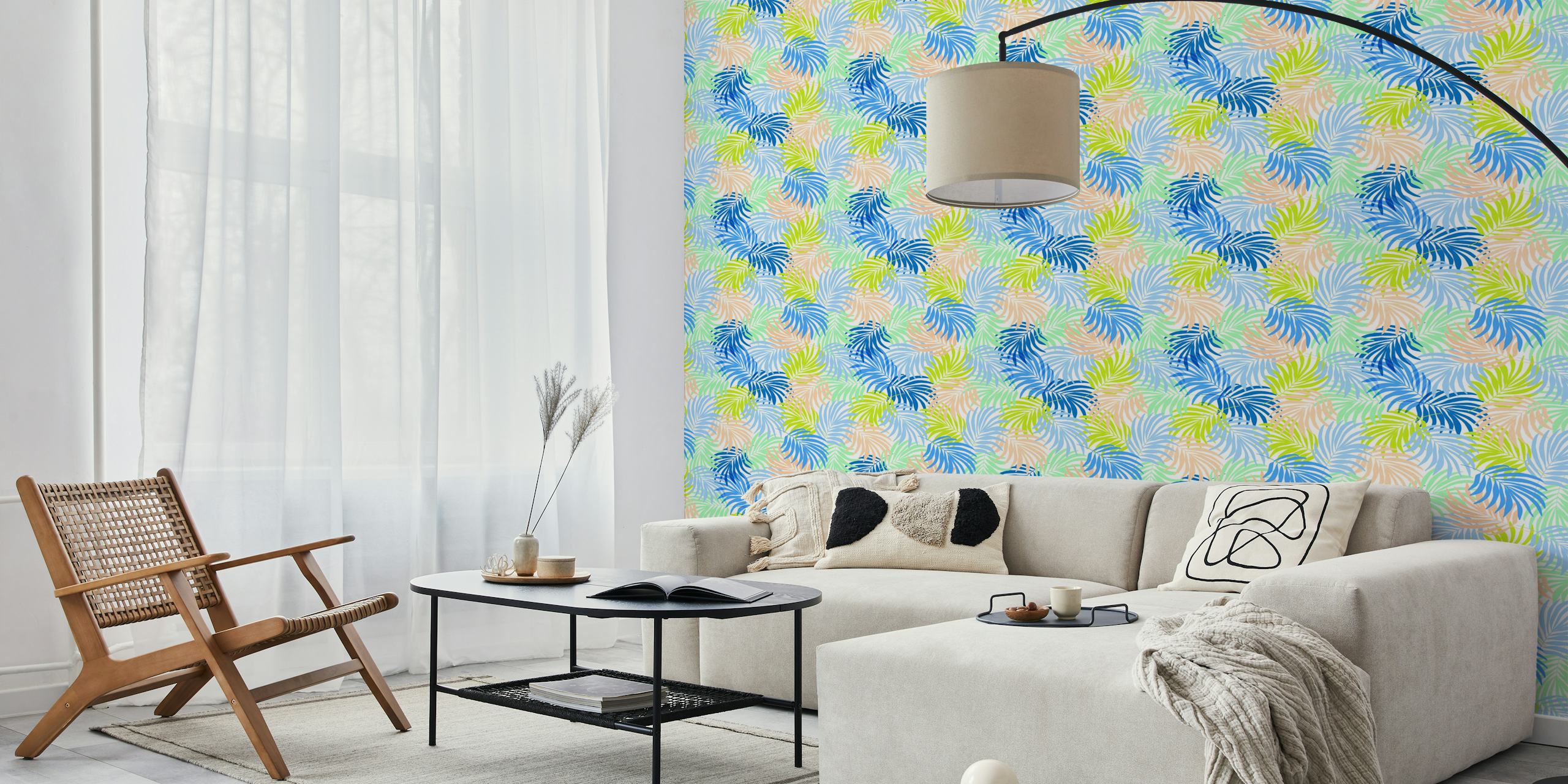 Tropical Forest Pattern - Palm Springs v místnosti