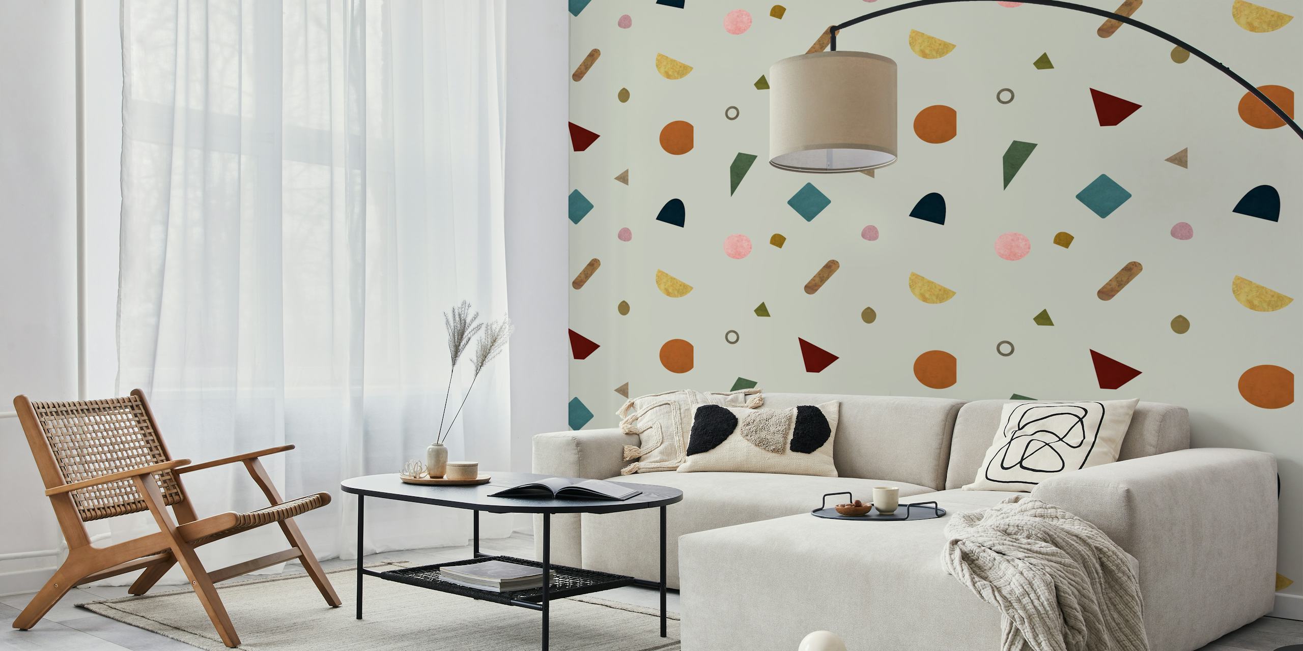 Modern Art 04 tapetdesign i et rom