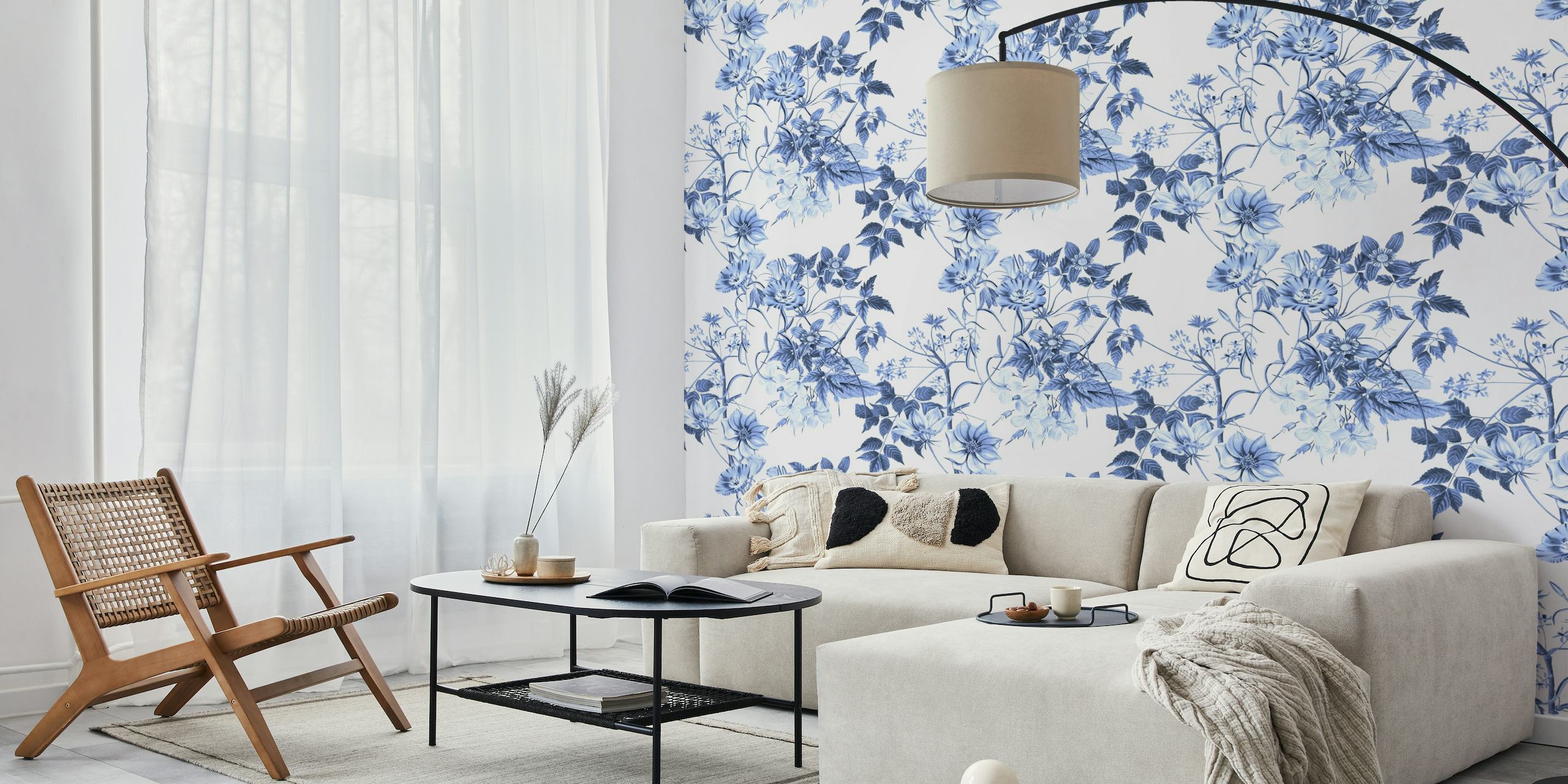 Fresh Blue Flowers wallpaper