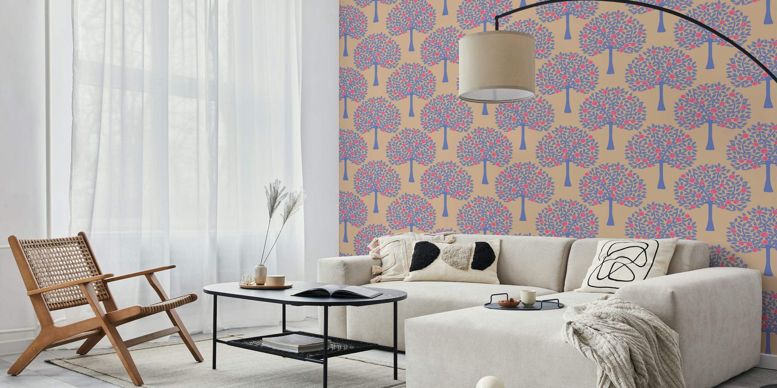 Orangerie Citrus Fruit Tree - Lavender Purple Em Um Quarto