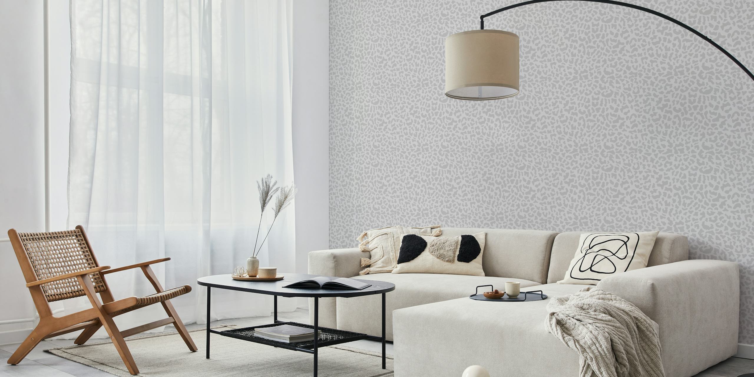 Fototapeta s neutrálním zvířecím potiskem pro moderní interiérový design