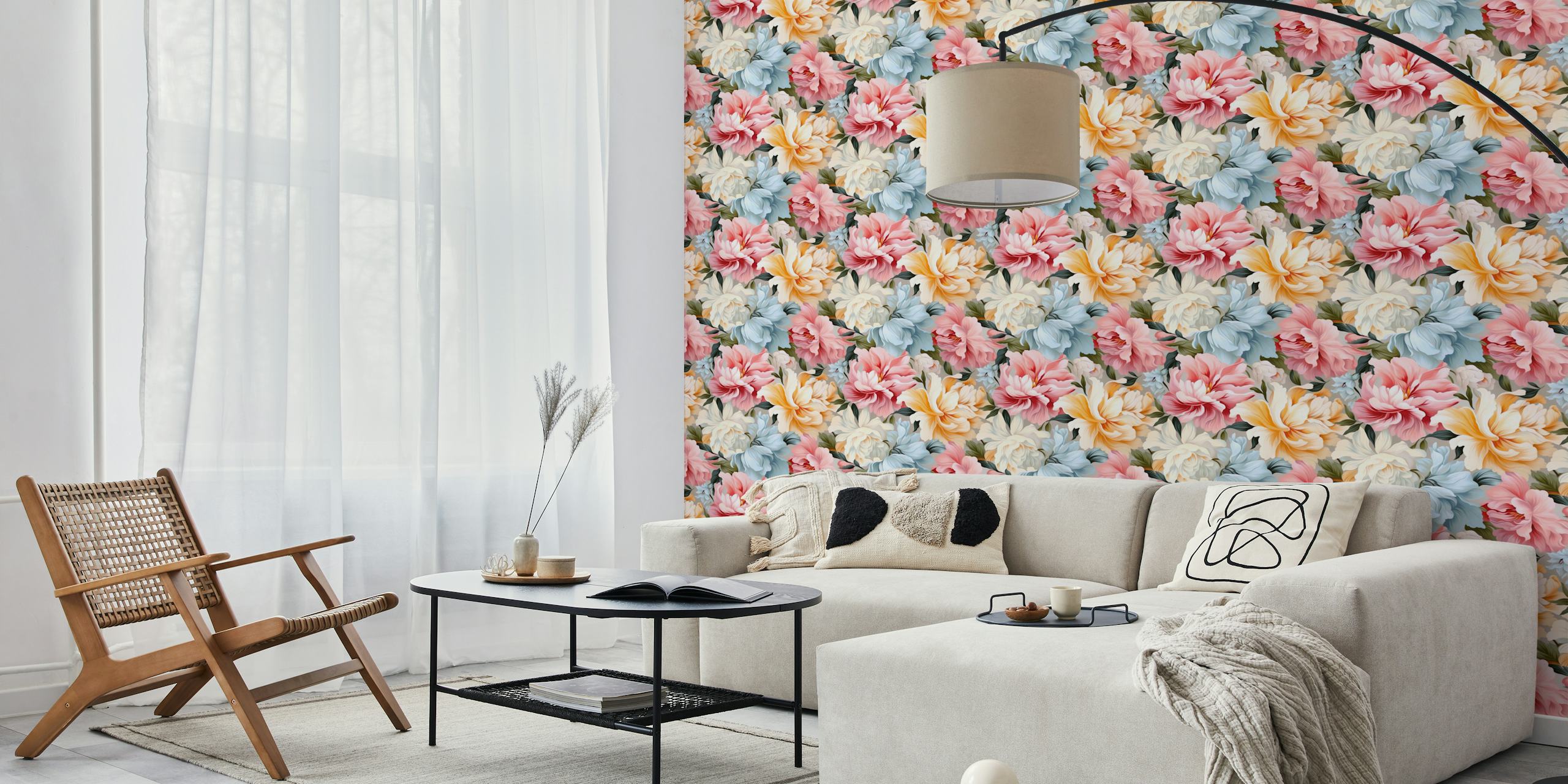 Design de papel de parede Blossom Bliss Peony