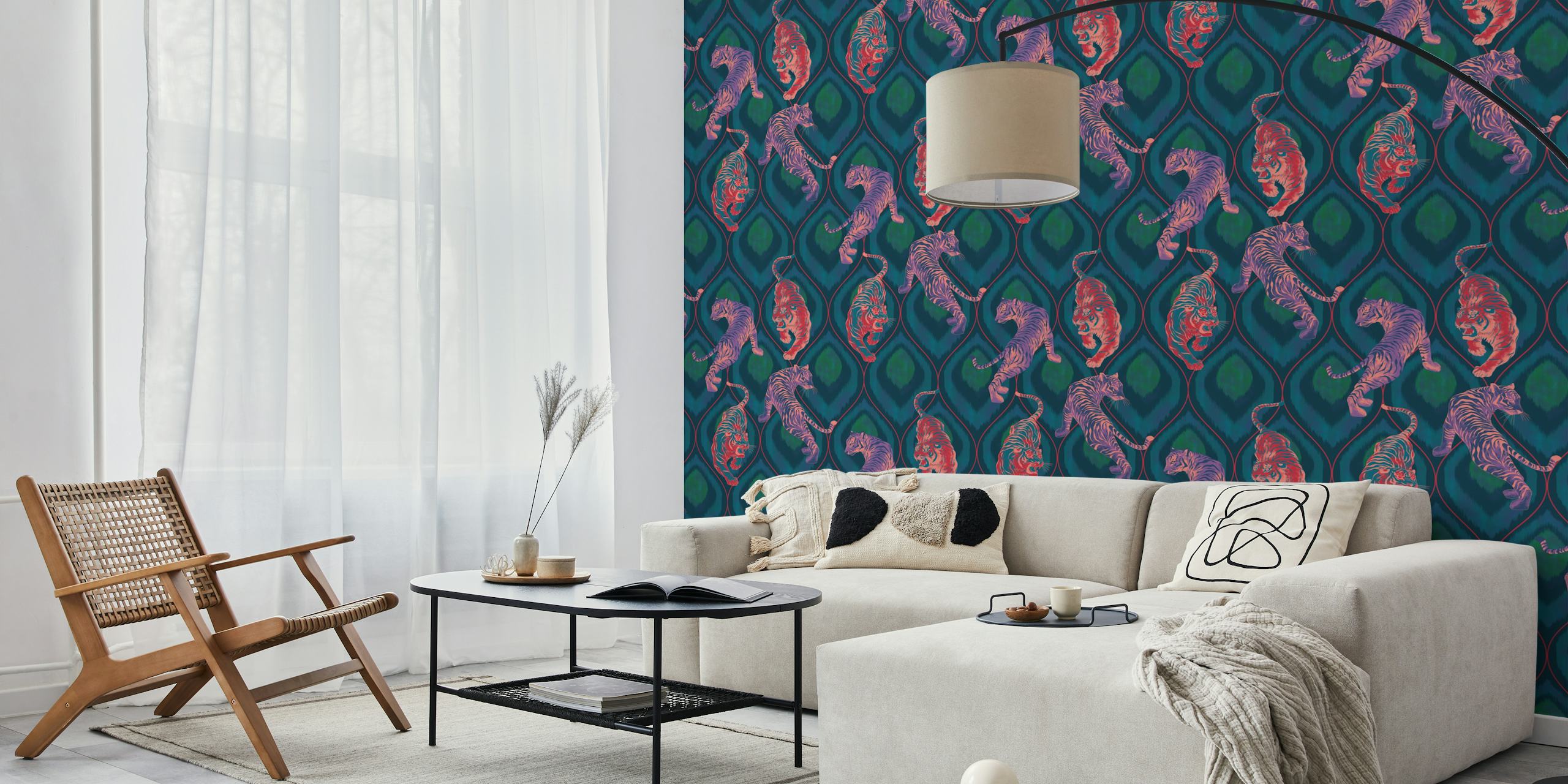 Tiger Spirit wallpaper featuring colorful tigers