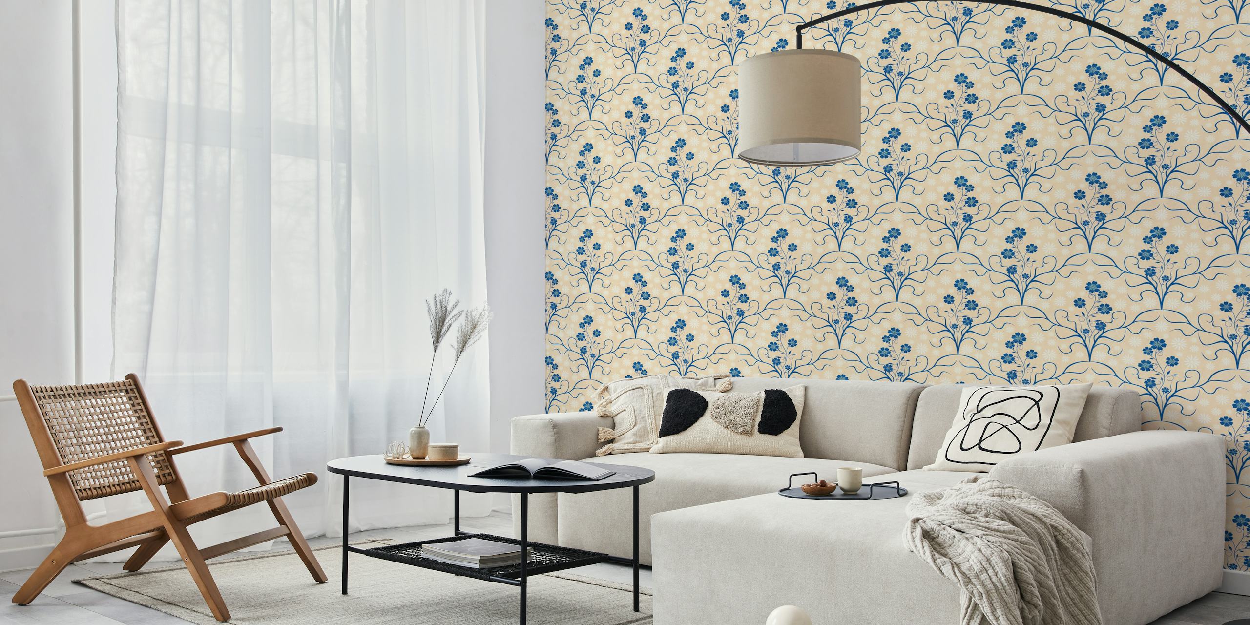 Ταπετσαρία Botanical Maximalist 08 σε ένα δωμάτιο