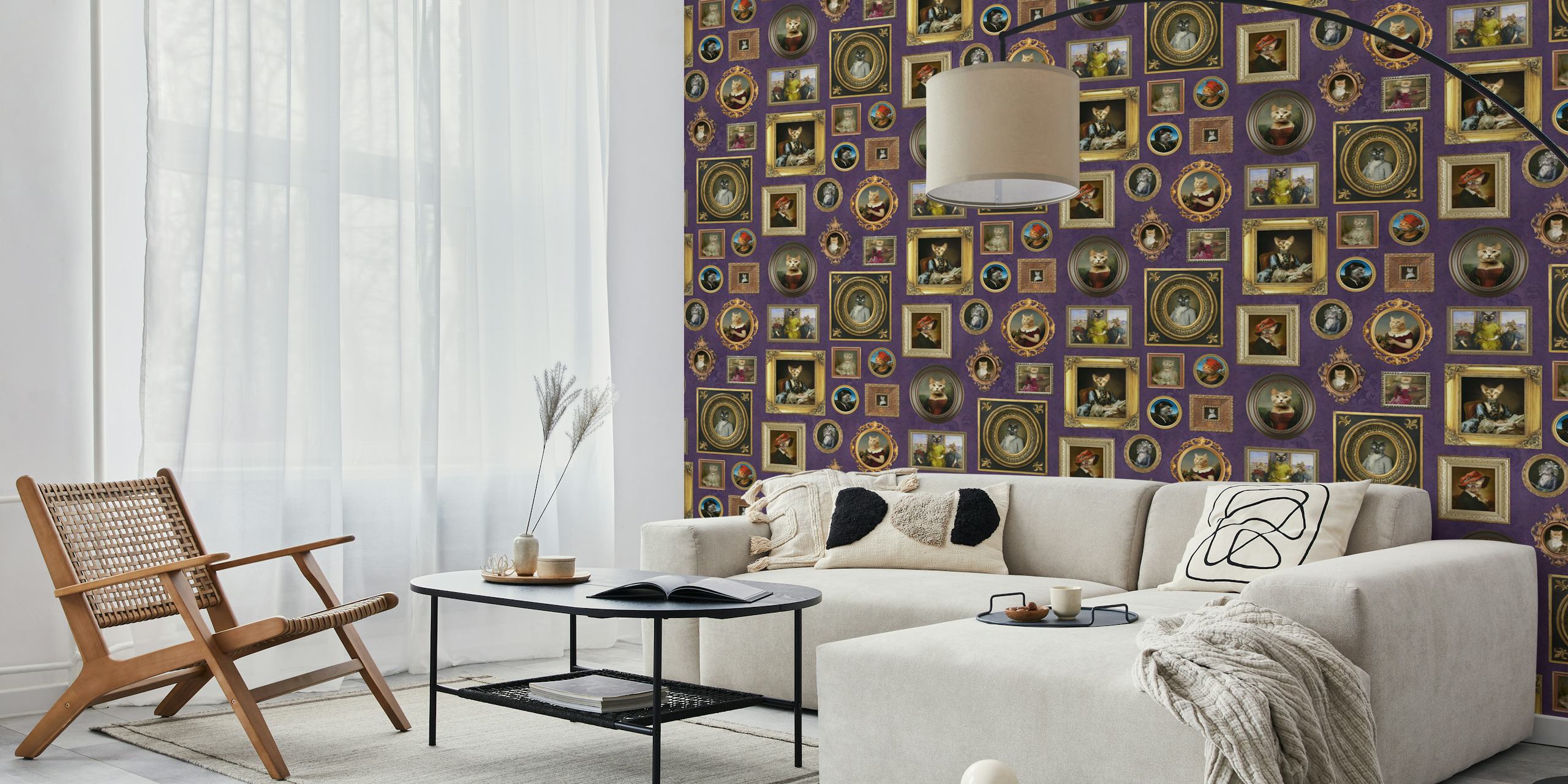 Cat Lover Portrait Collection violetissa