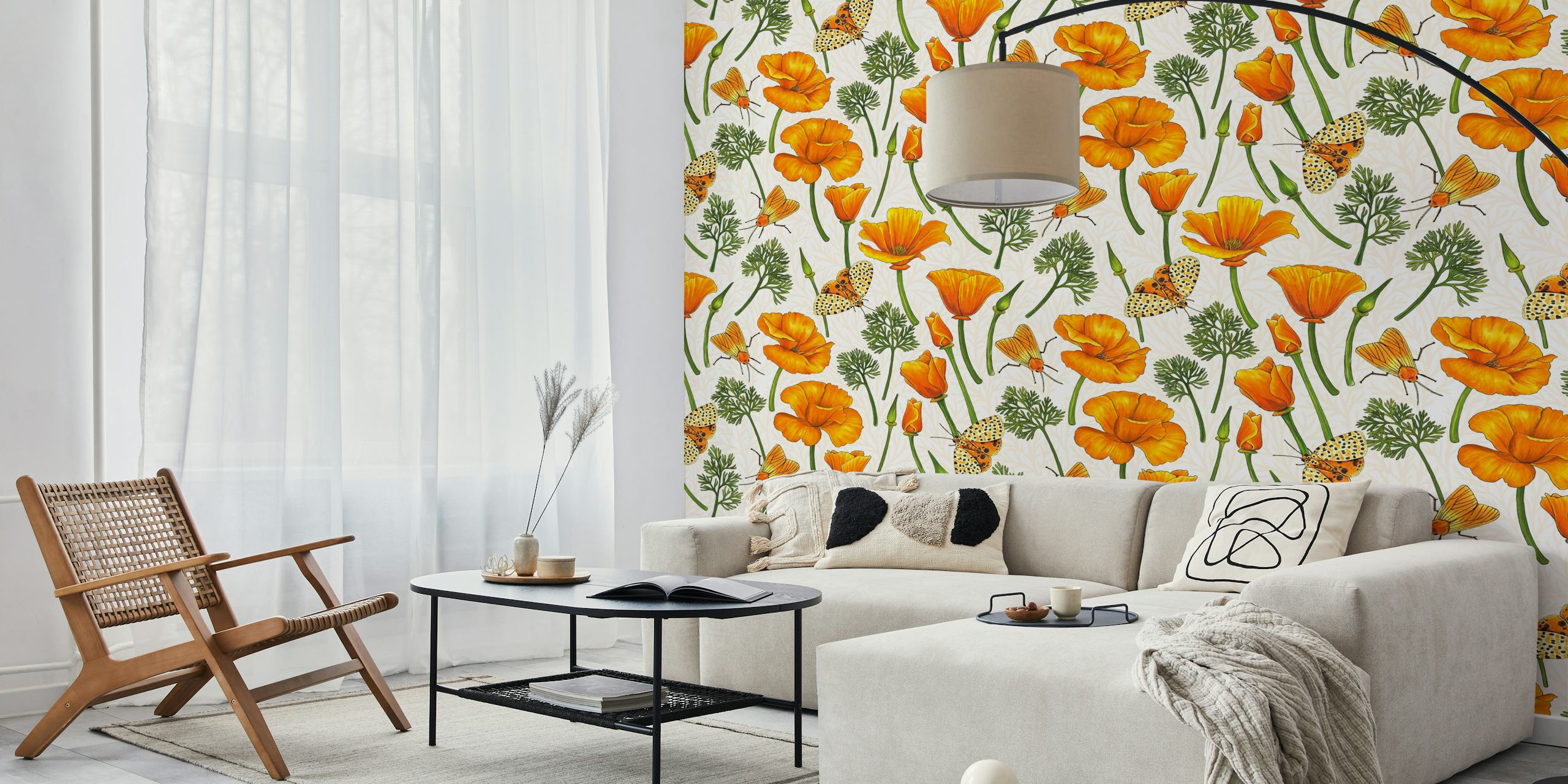 California poppies og møll design