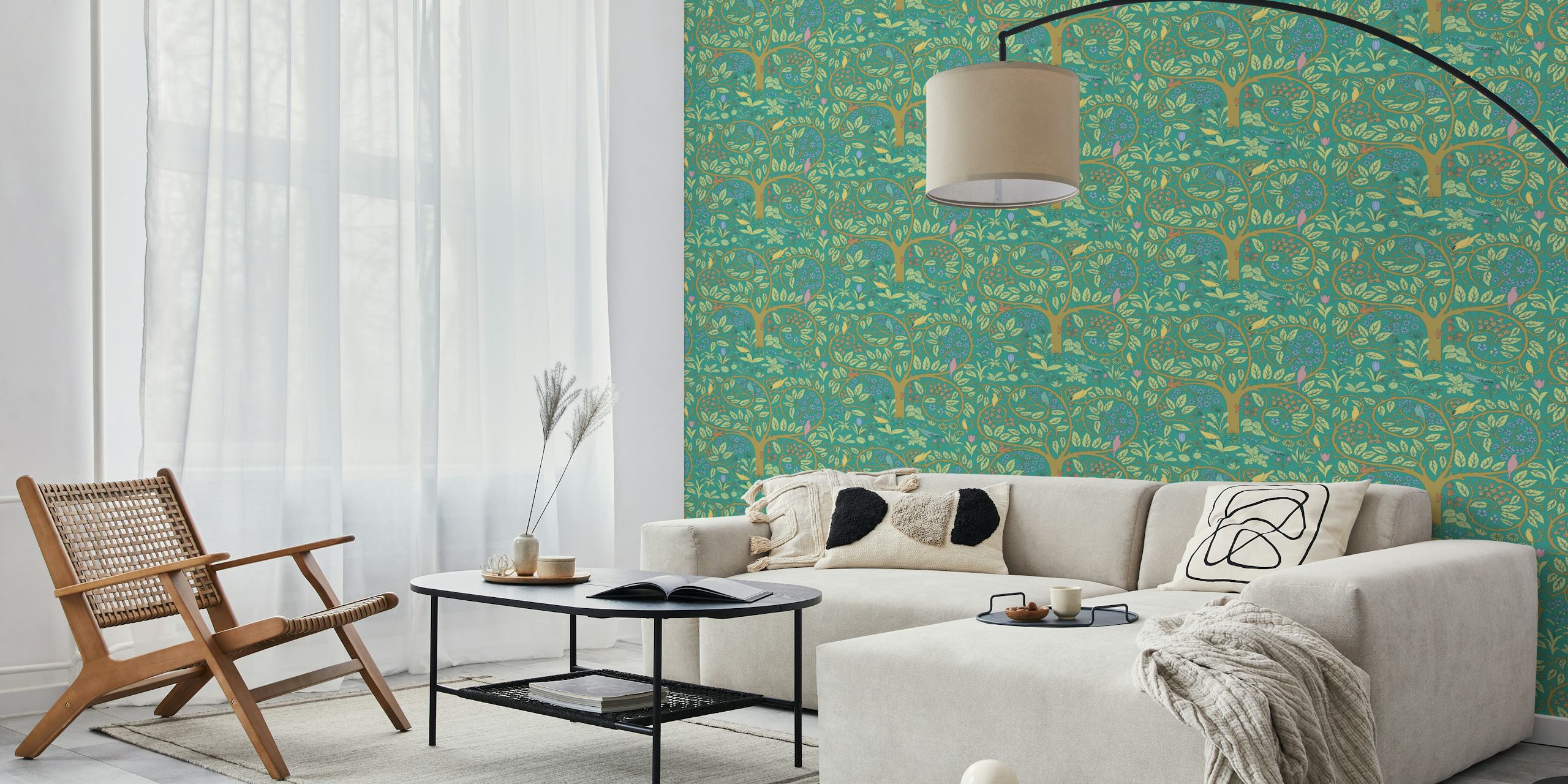 Vintage Garden of Eden 1 wallpaper design