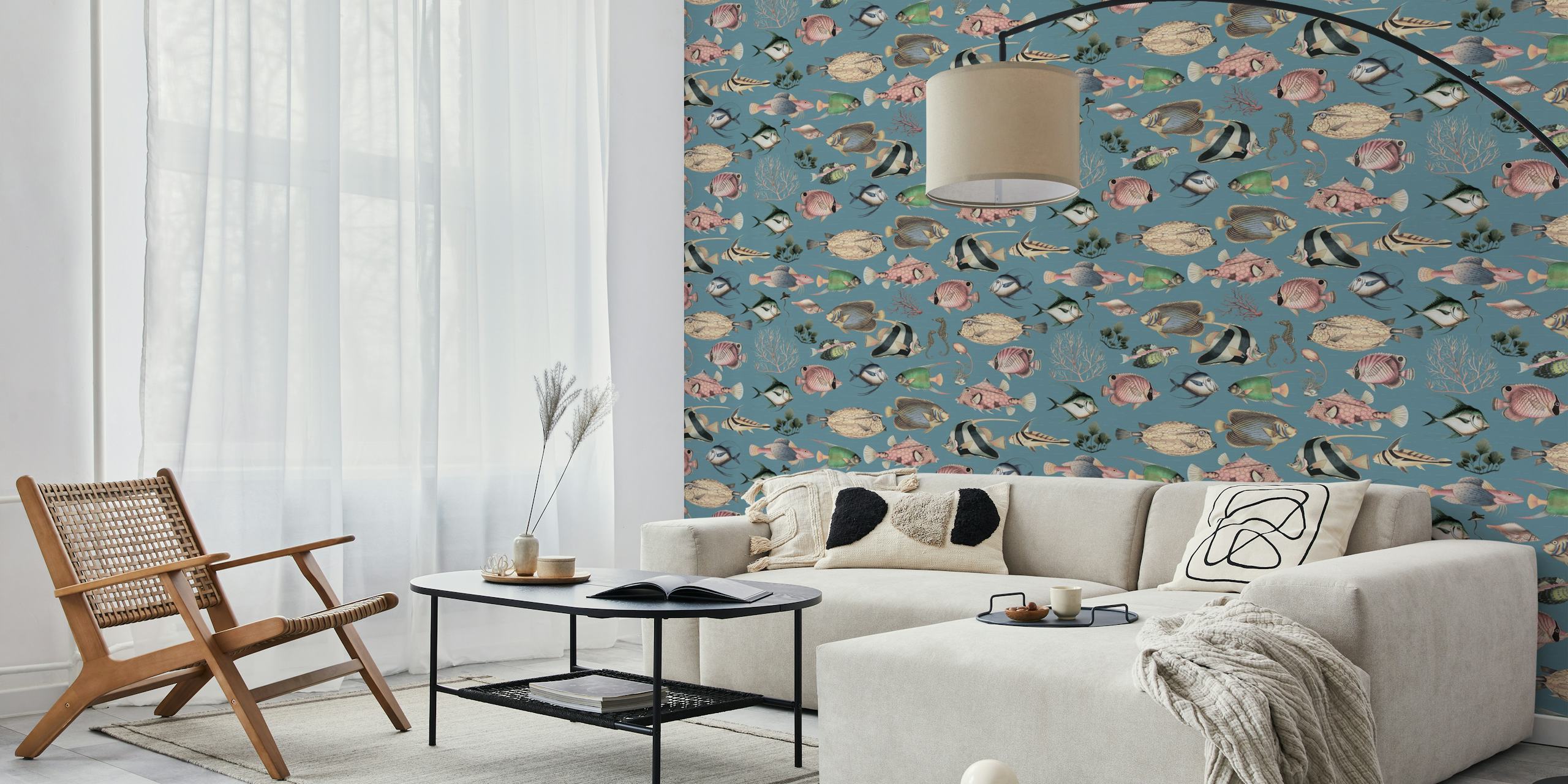 Oceania Rhapsody Display tapetti huoneessa