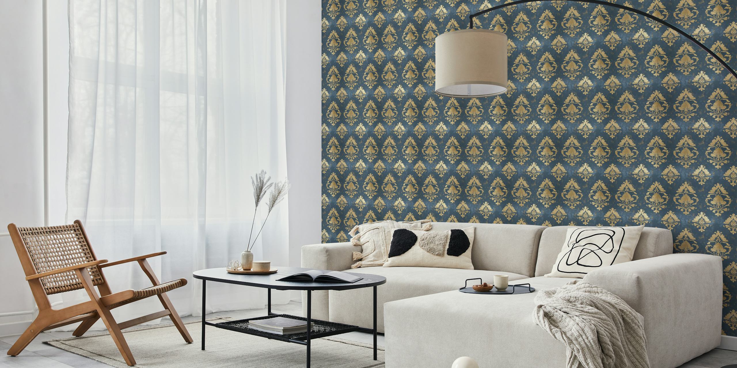 Baroque Gold Splendor tapet i et rum