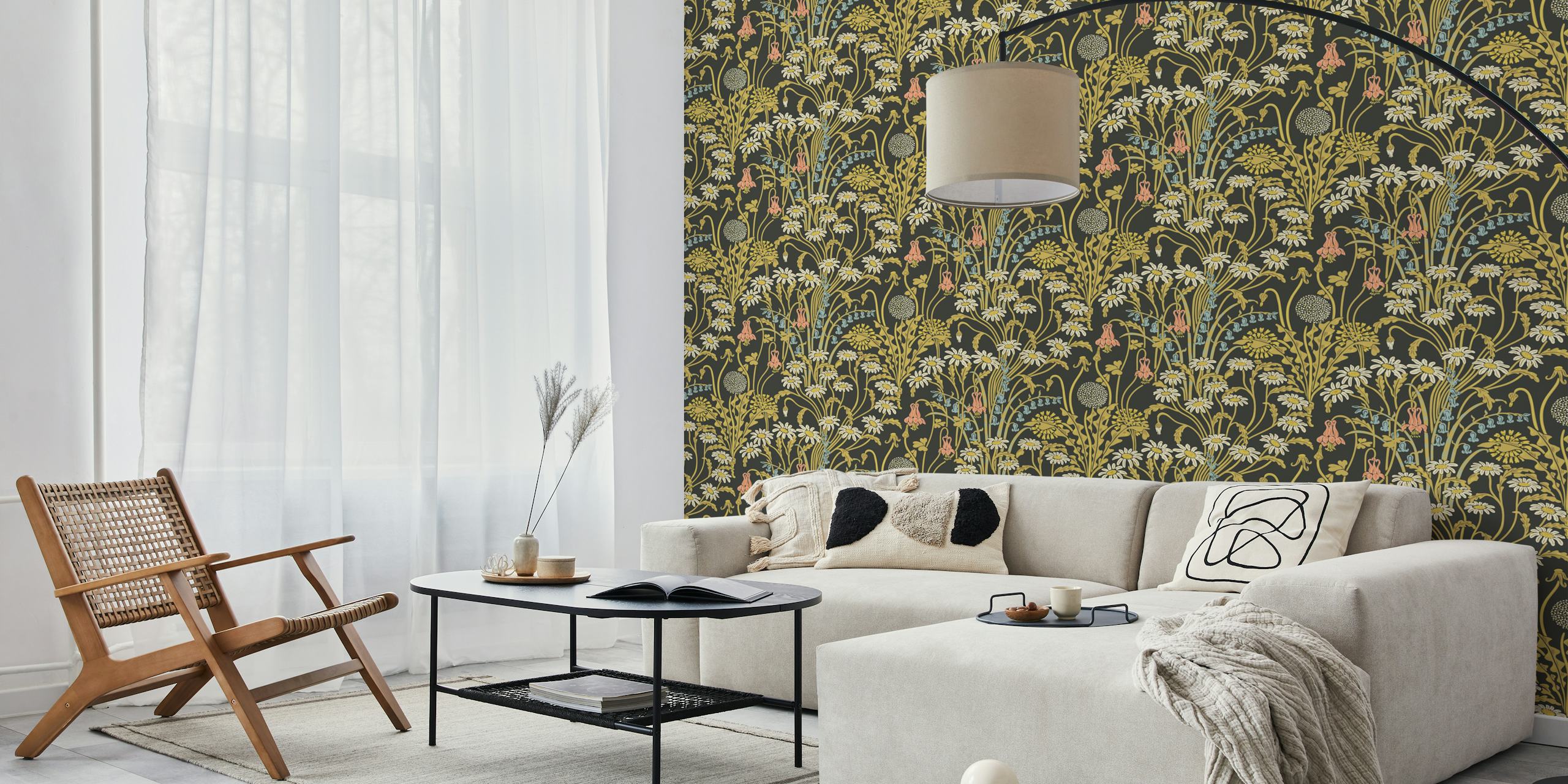 Victorian Meadow 2 wallpaper v pokoji