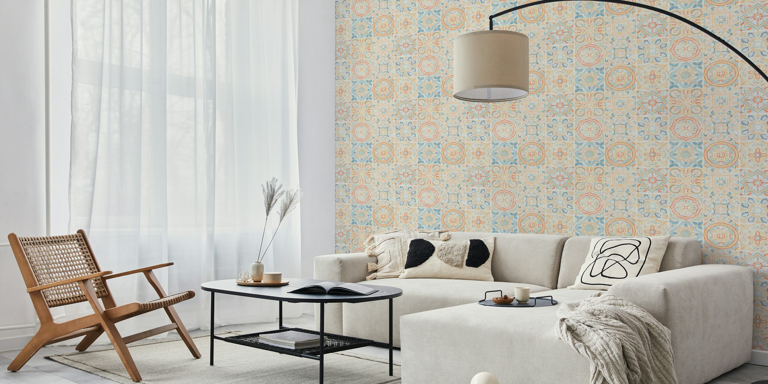 Spanish vintage tiles wallpaper u sobi