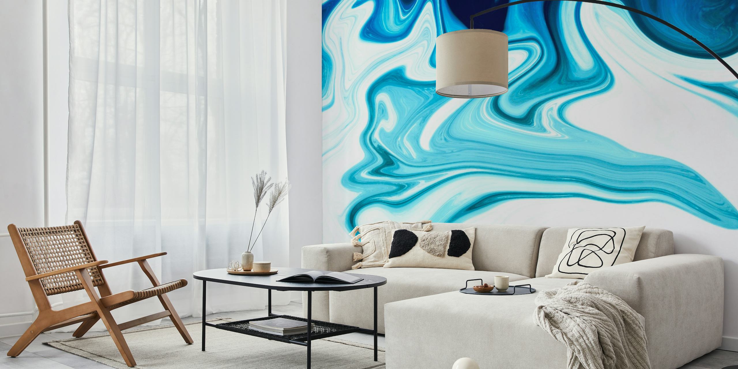 Liquid Blue Marble wallpaper