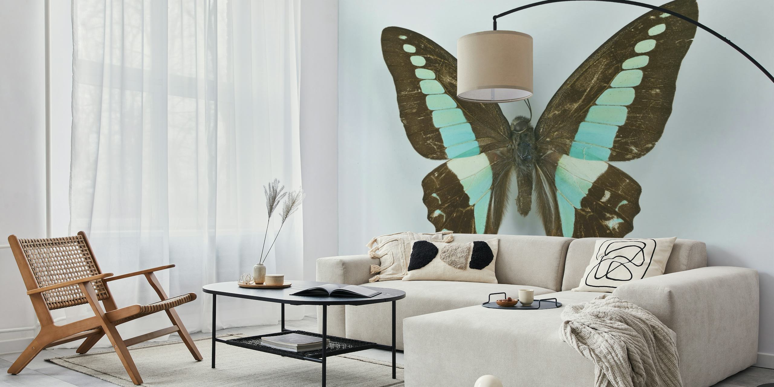Vibrant Butterfly behang