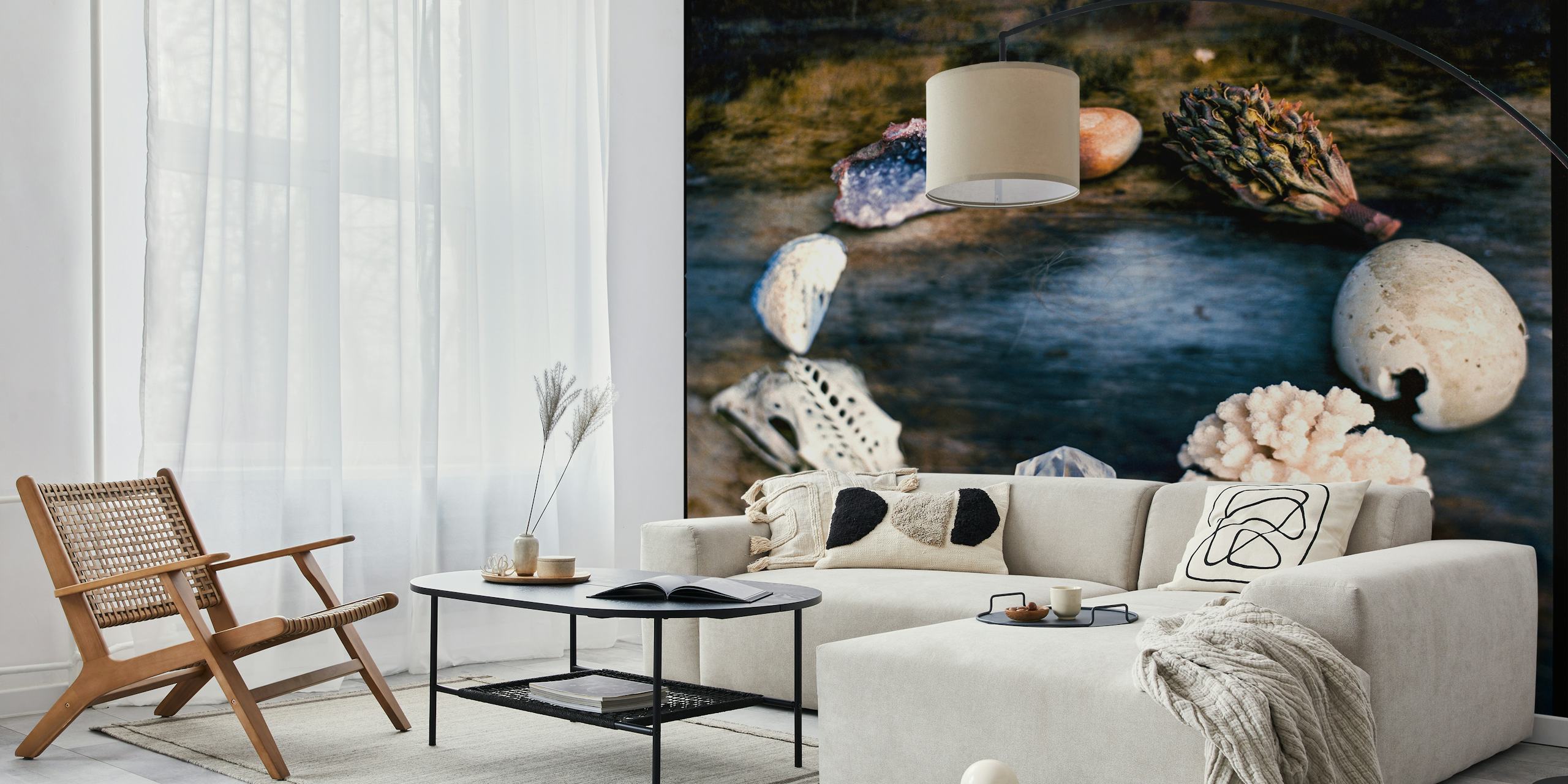 Circle of Life wallpaper design in a room