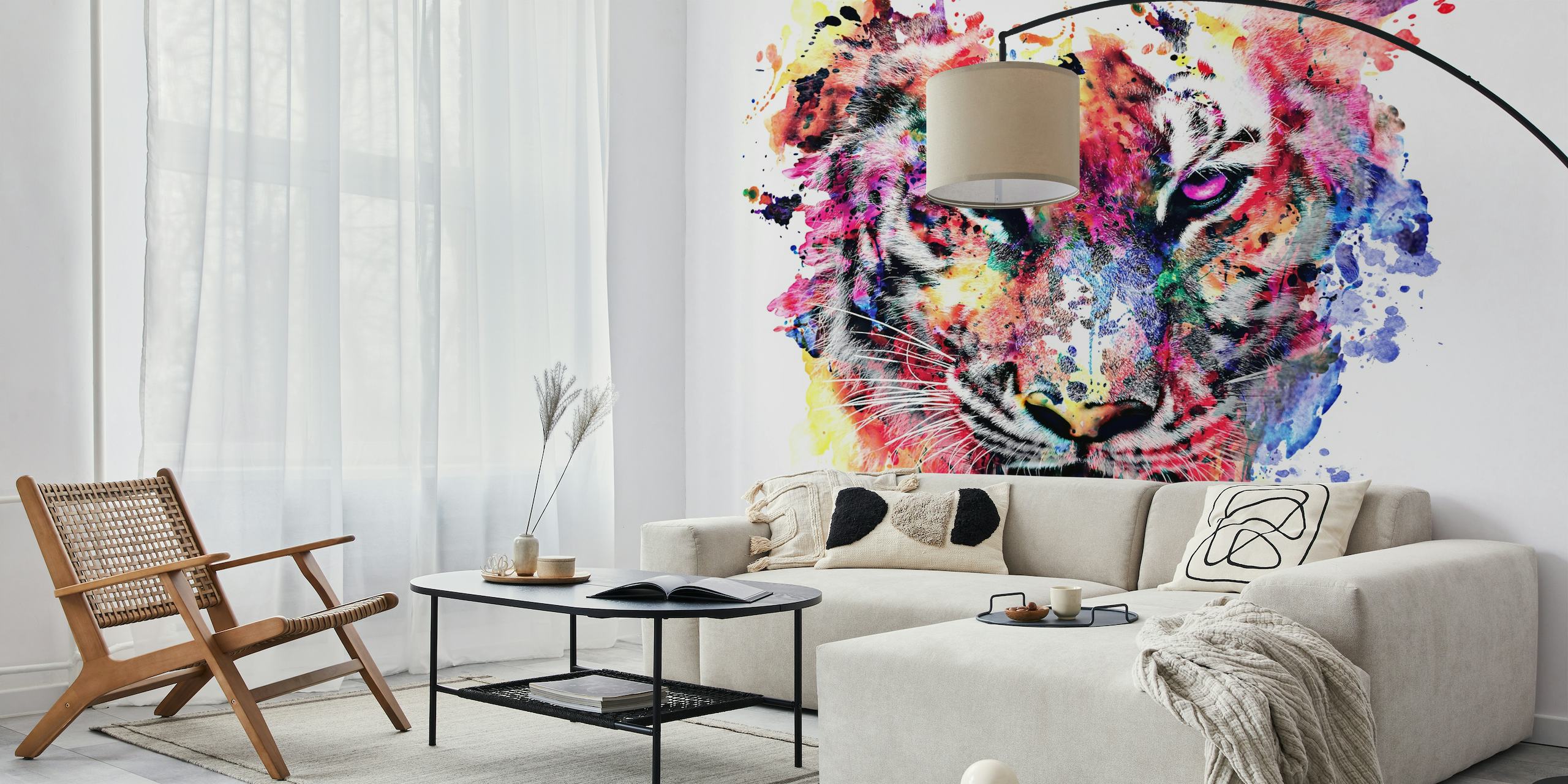 Watercolor Tiger tapetit