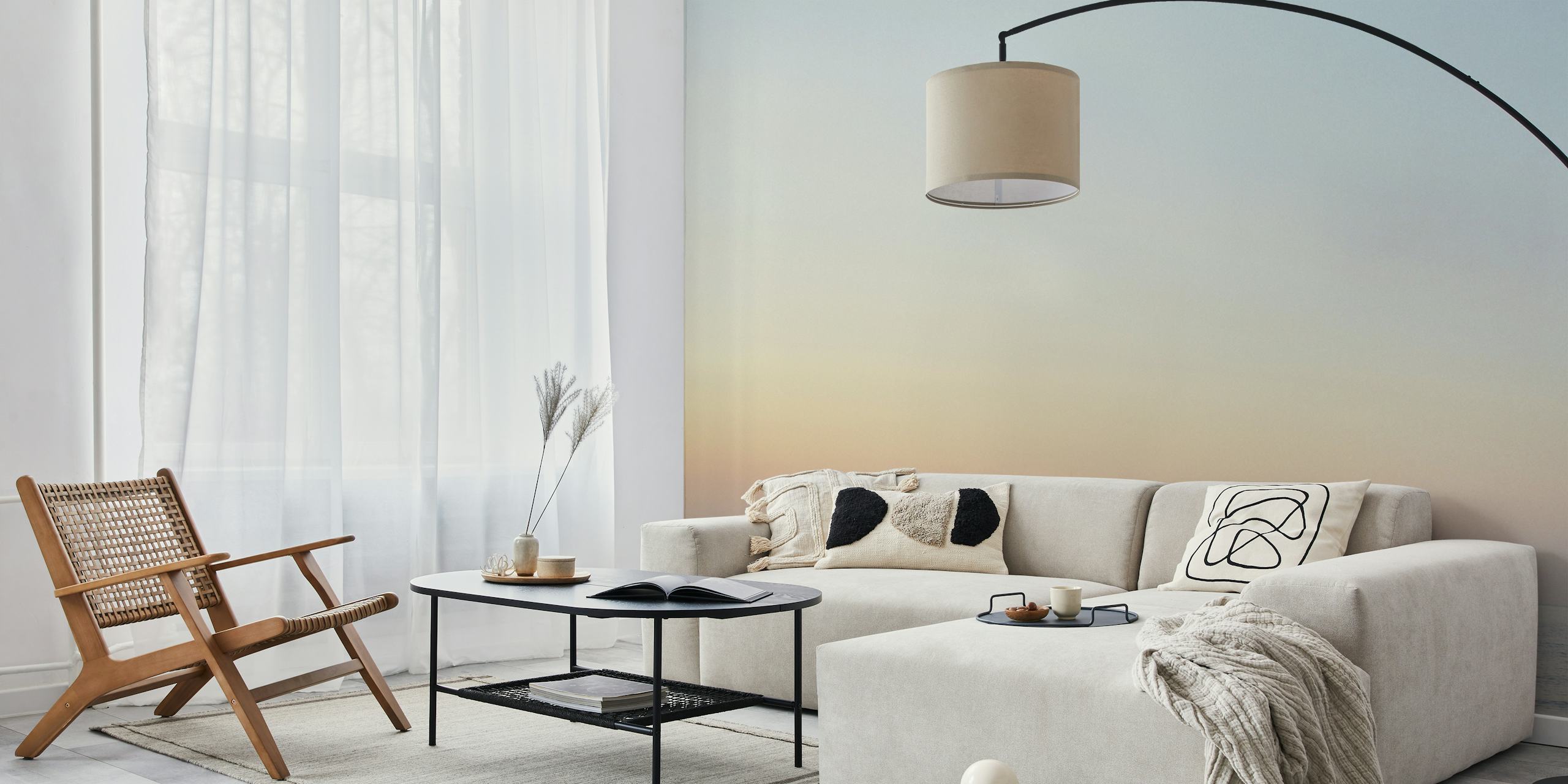 Lighstscape #22 wallpaper in a room