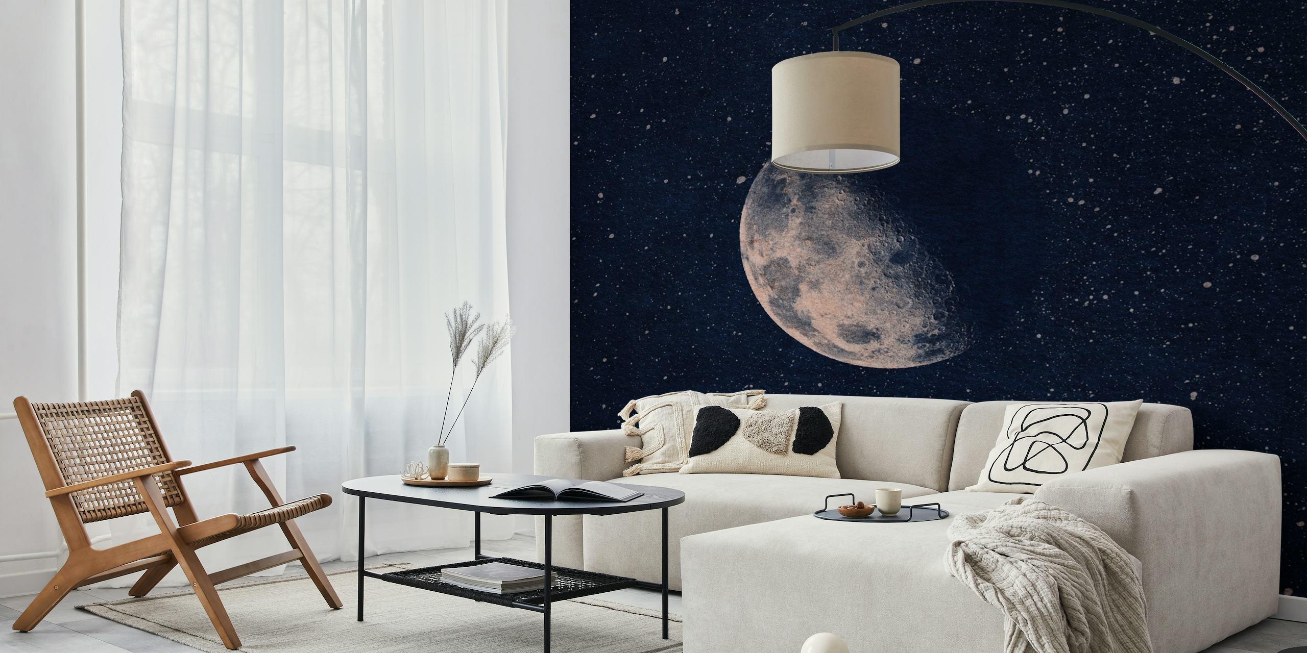 SPACE Half Moon wallpaper