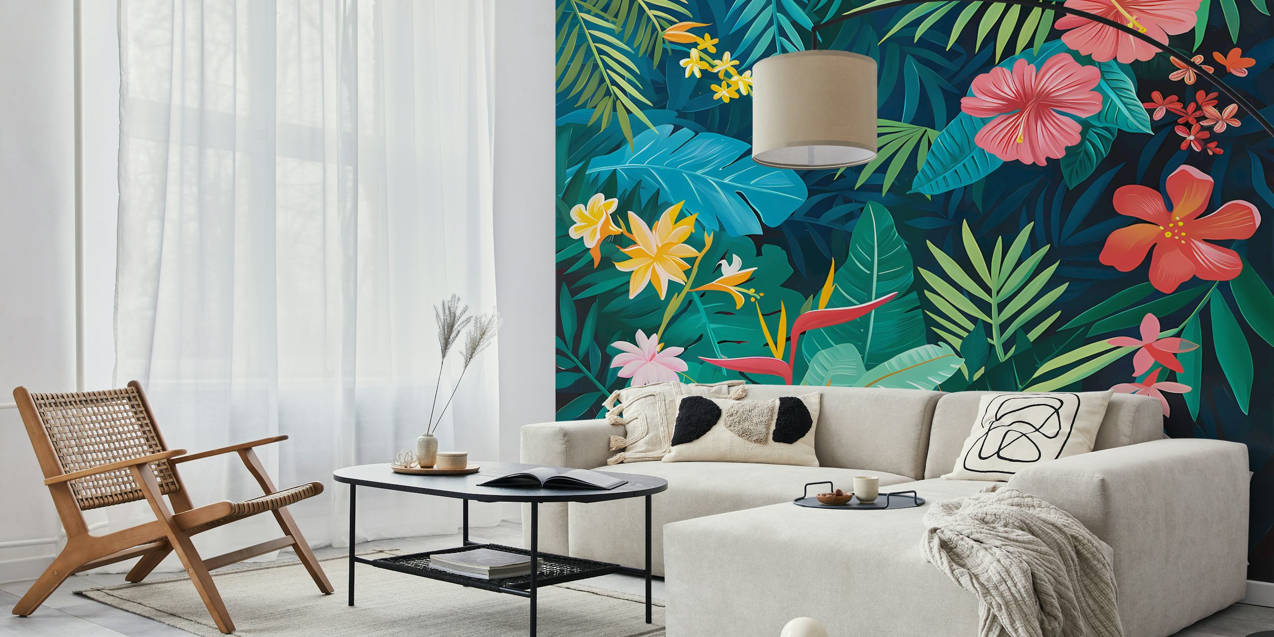 Tropical Garden ταπετσαρία σε έναν χώρο