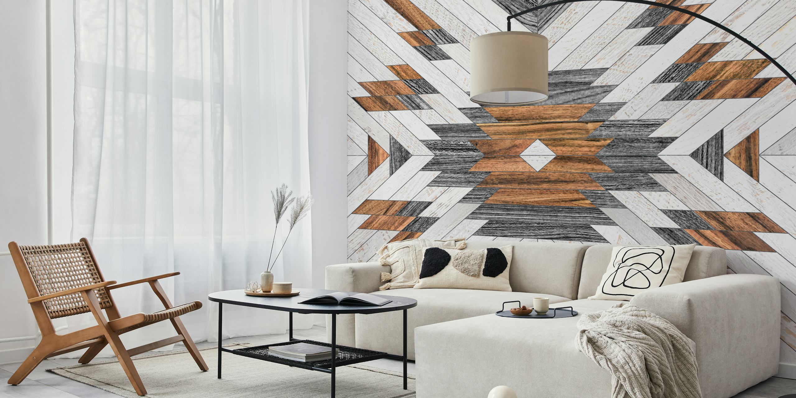 Papel de parede Urban Tribal Pattern No 8 em um quarto