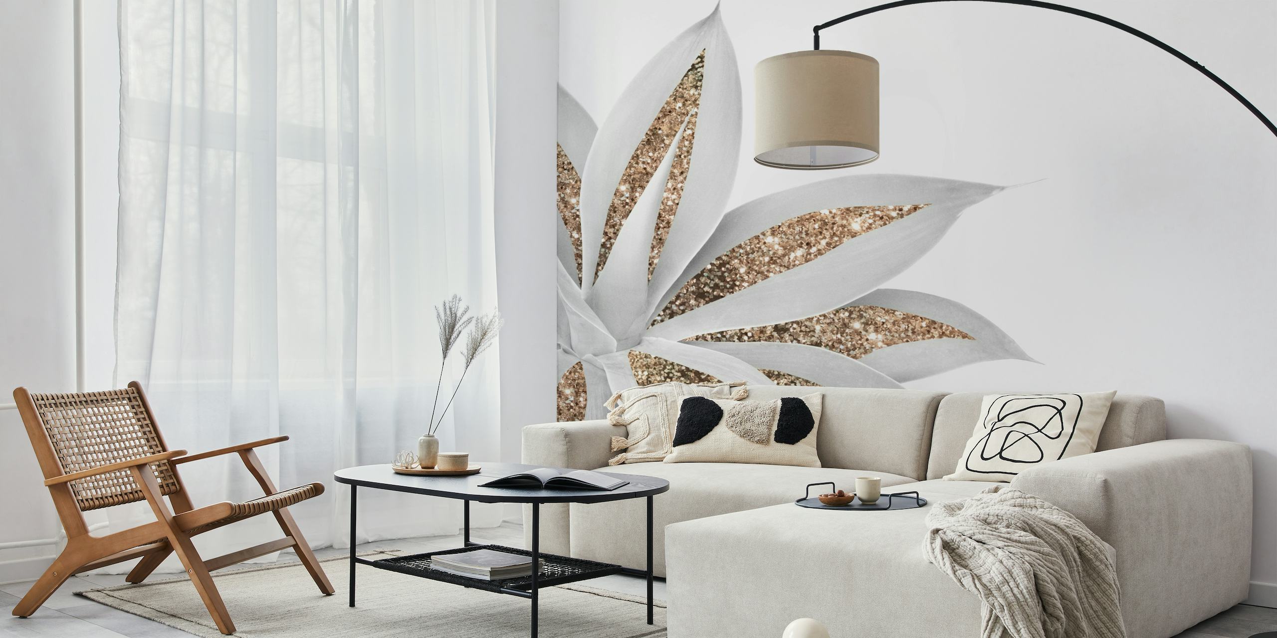 Agave Finesse Glitter Glam 9 behang