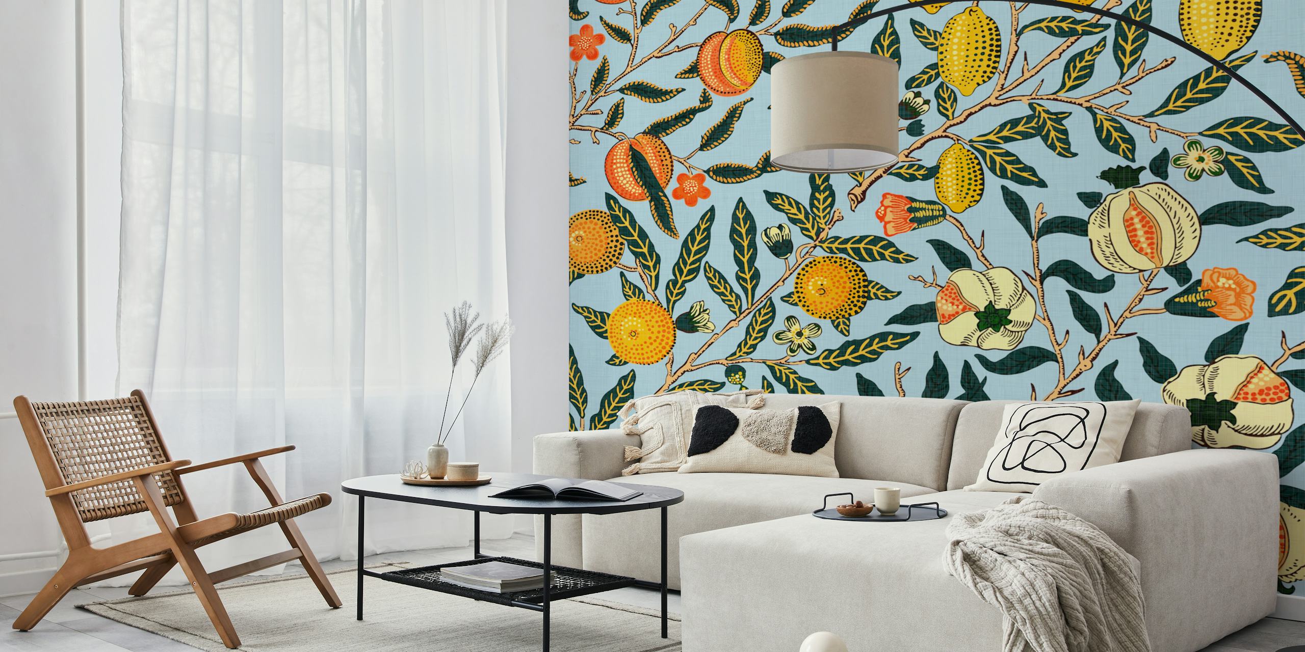 William Morris Pomegranate Fruit behangontwerp