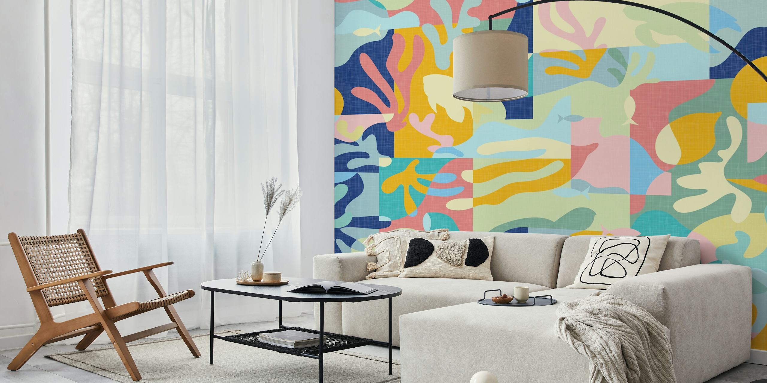 Pastel Underwater Abstraction WM u sobi