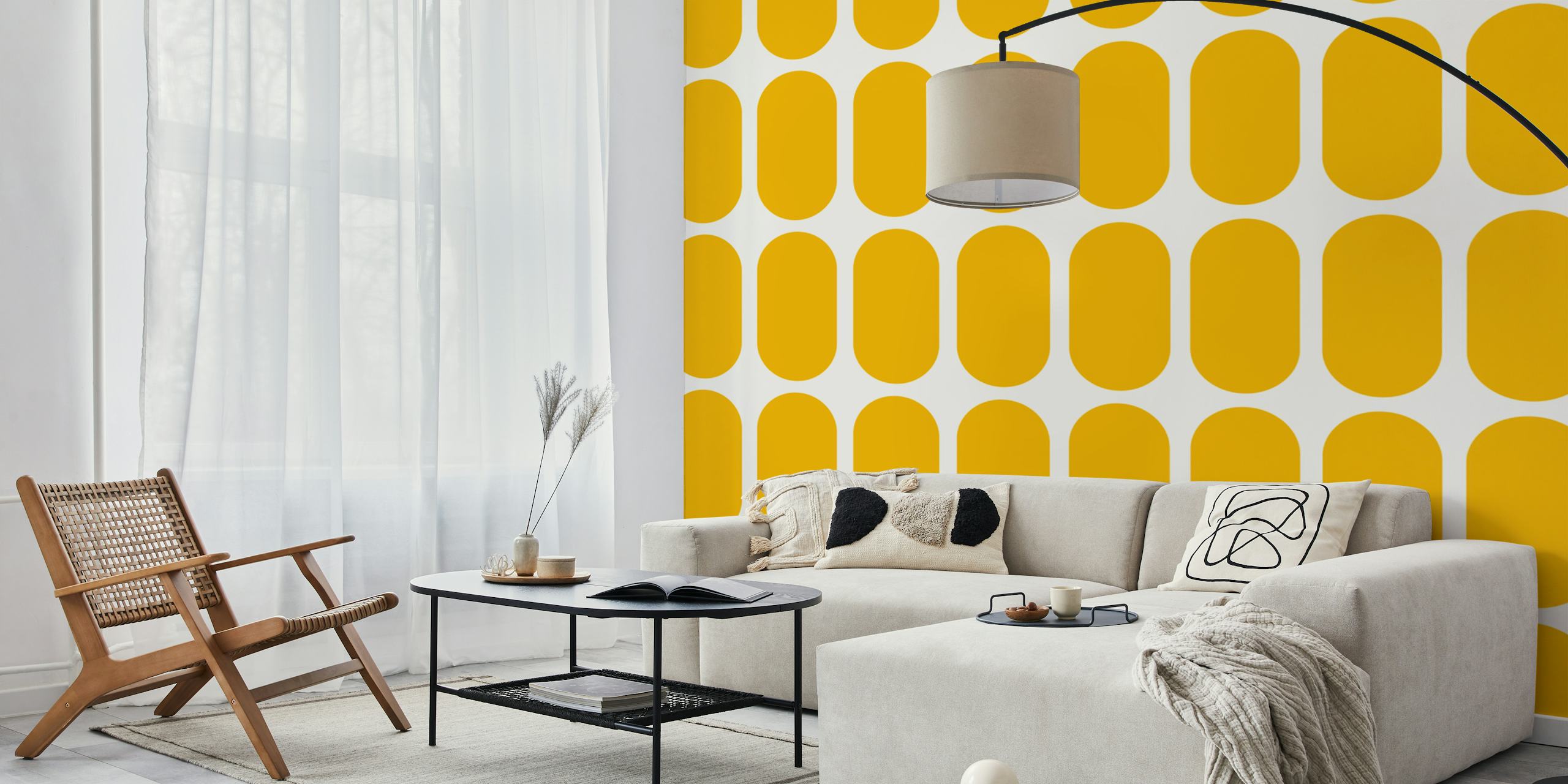 Mid Century Modern Capsule Yellow design tapety