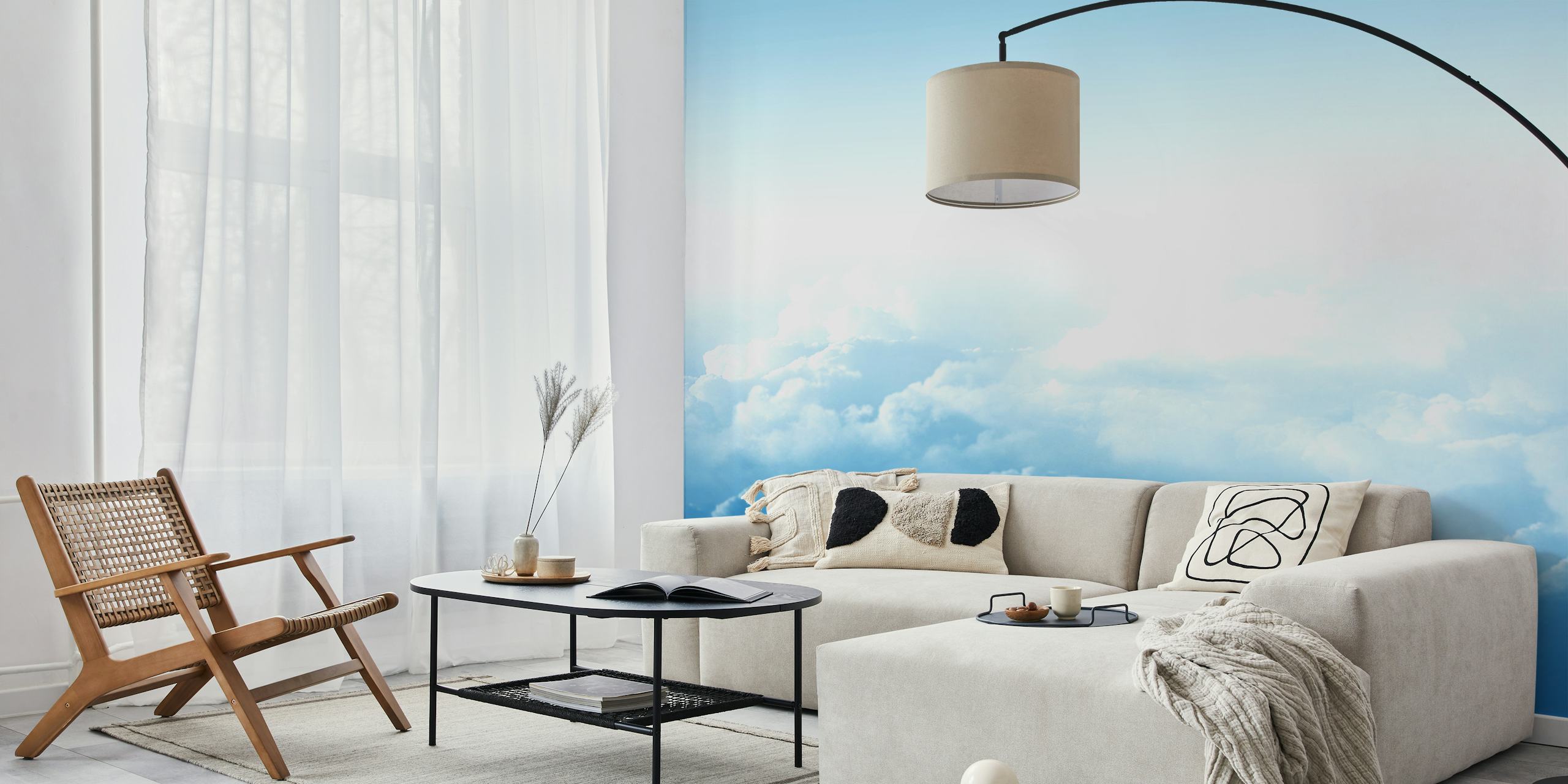Fotomural cielo y nubes para una decoración tranquila de una habitación
