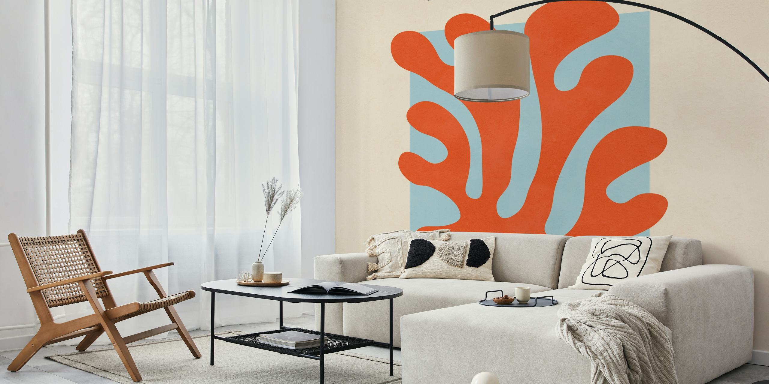 Papel tapiz Matisse art en una habitación