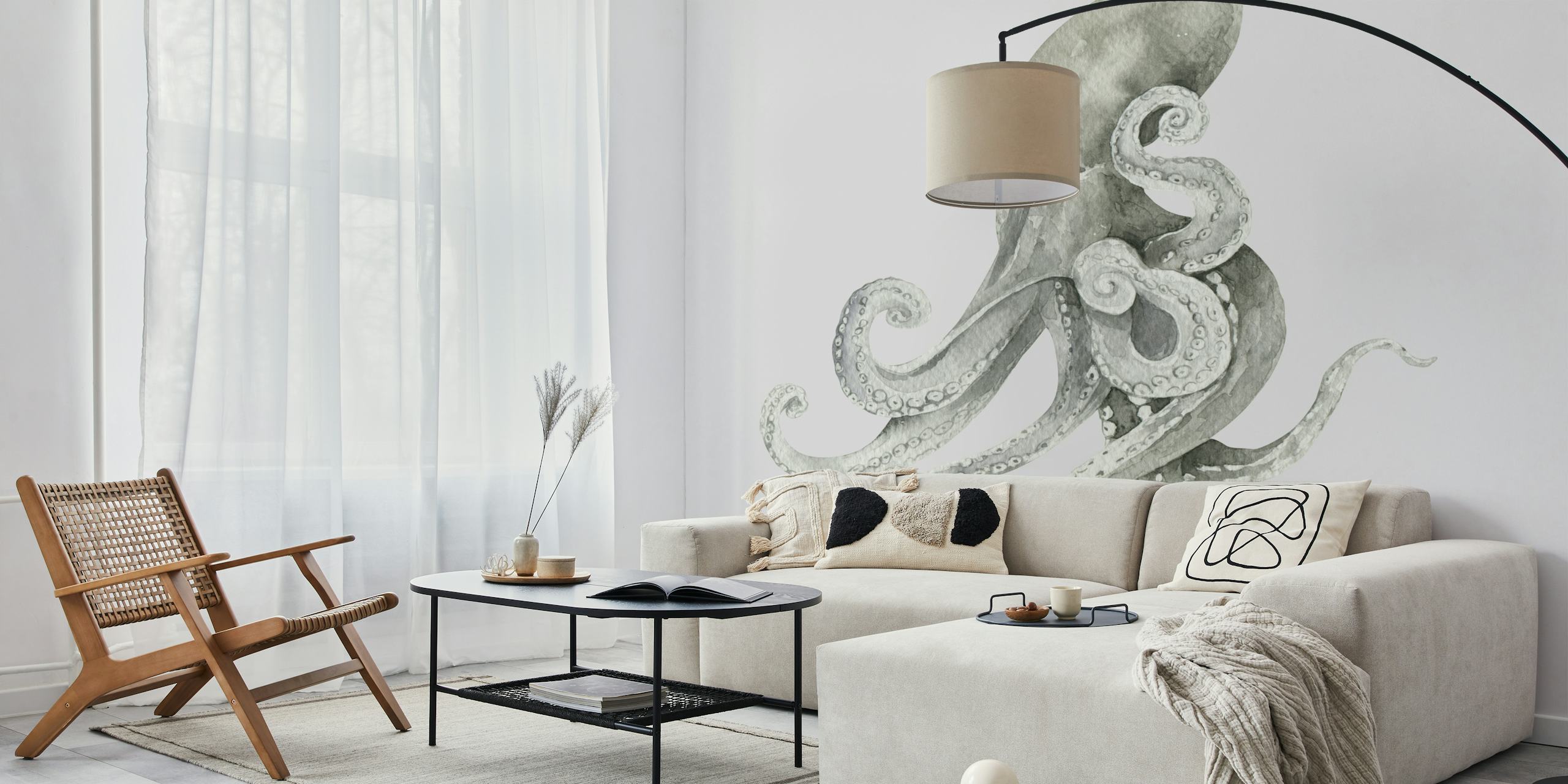 Ταπετσαρία με Octopus with Flowing Tentacles