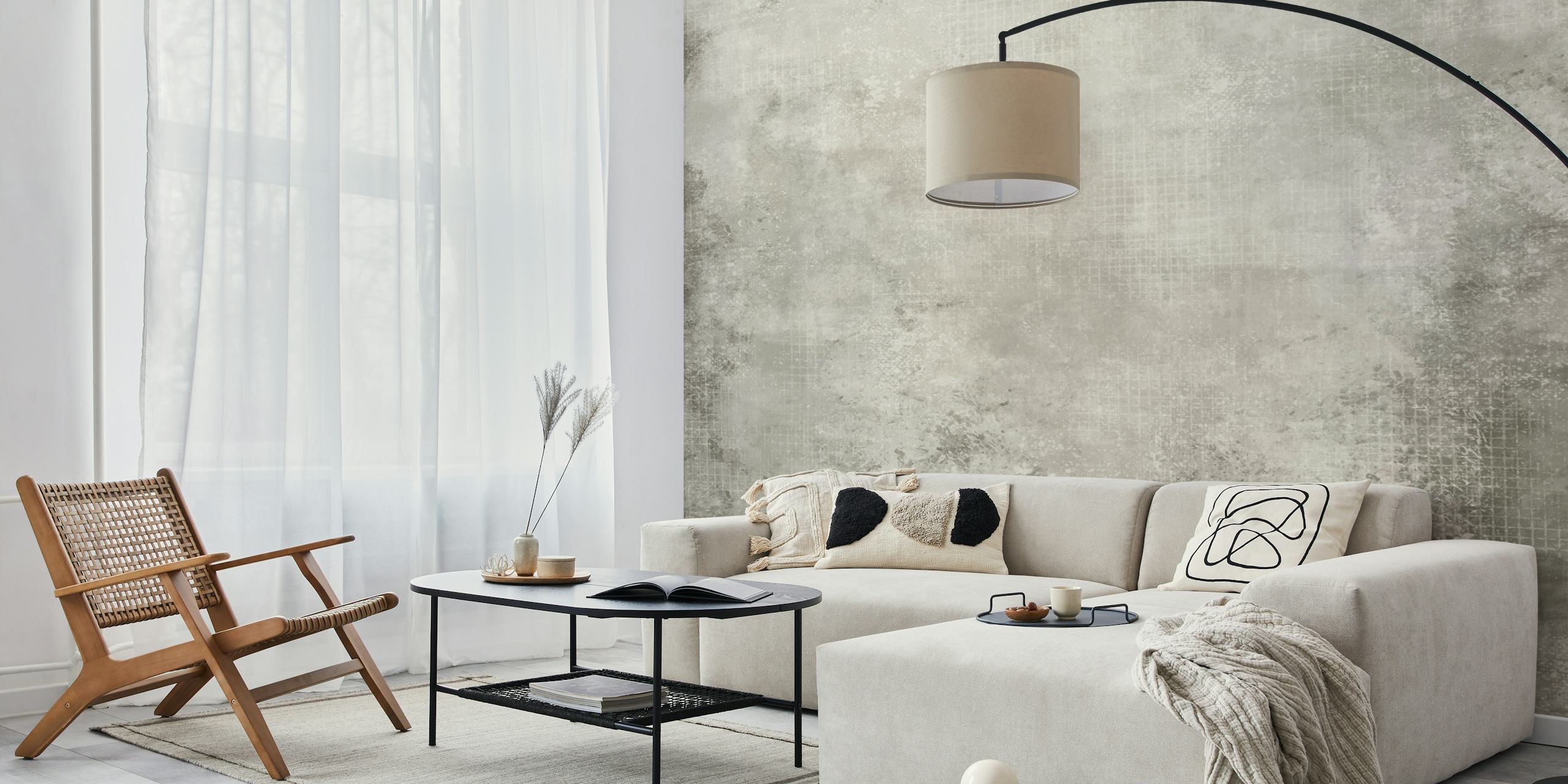 Textured gray vintage grunge wallpaper